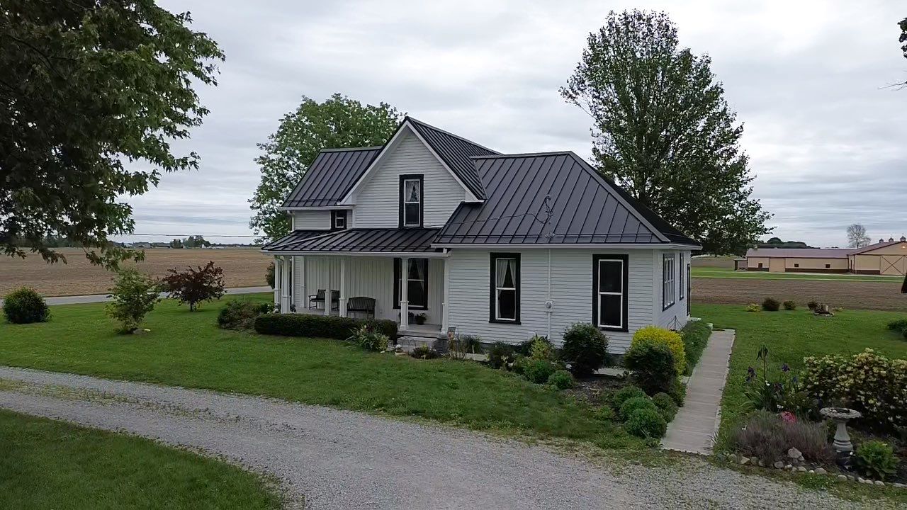 Standing Seam Metal Roof Transformation in Atlanta, IN by 4Ever Metal Roofing