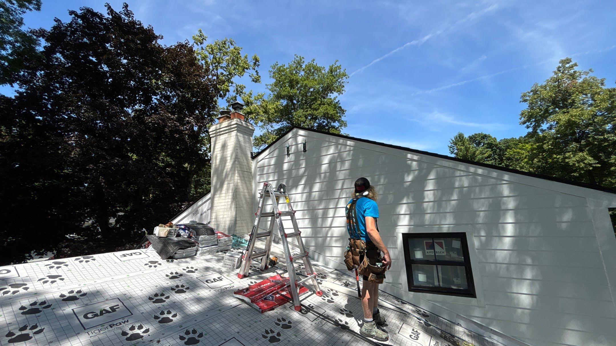 Siding Replacement using Hardie Plank S8 1/4"  Arctic White by 180 Contractors