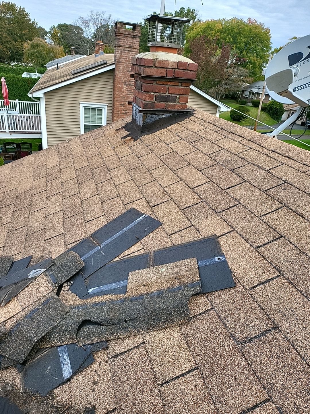 Residential Roofing Installation using Owens Corning TruDefinition Amber by A Plus Exterior