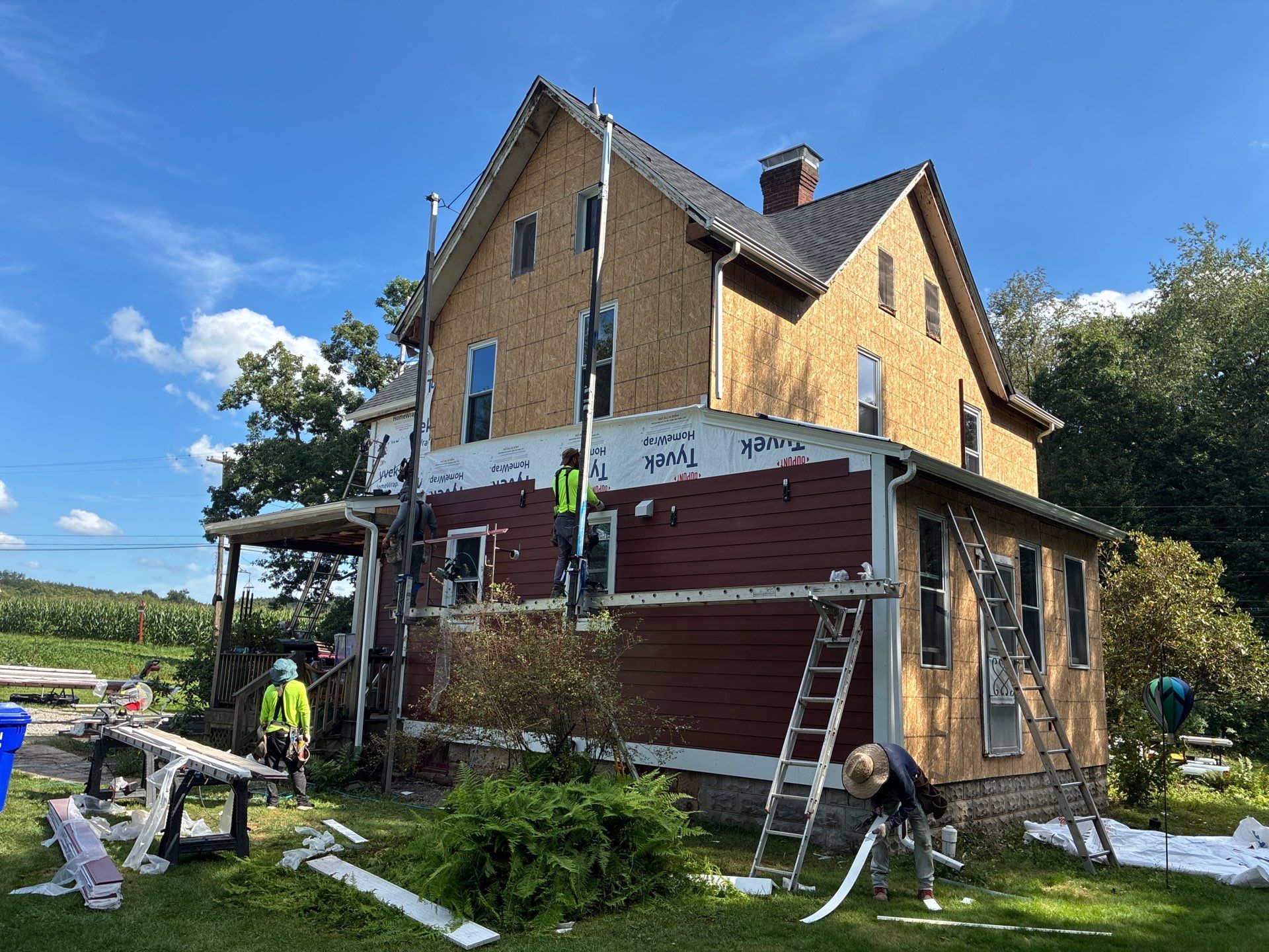Full House Siding Renovation and Exterior Repairs in Valencia, Pennsylvania by Ideal Siding Pittsburgh