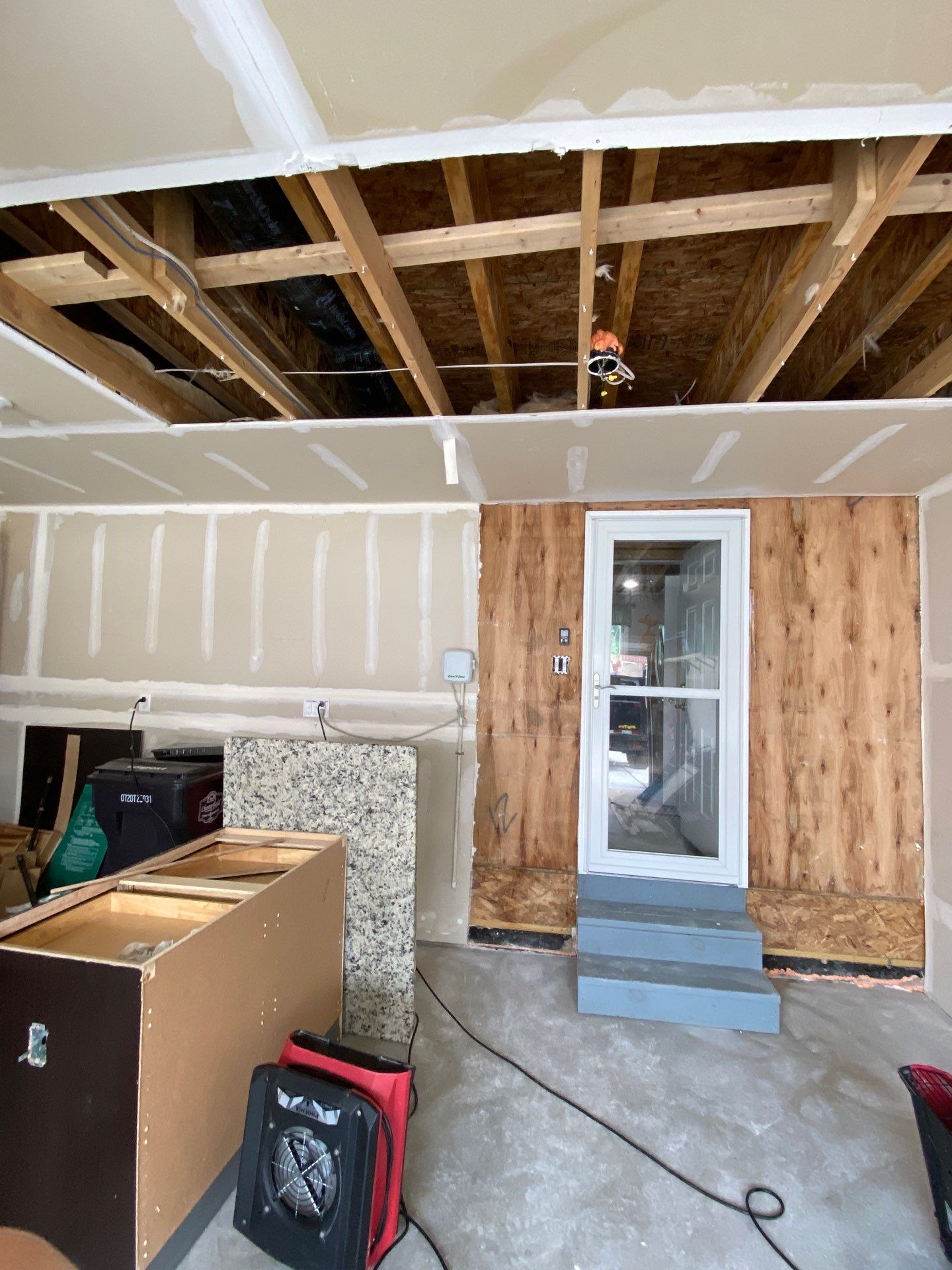 Project in Chesterfield by EzDry Water Mitigation & Property Restoration