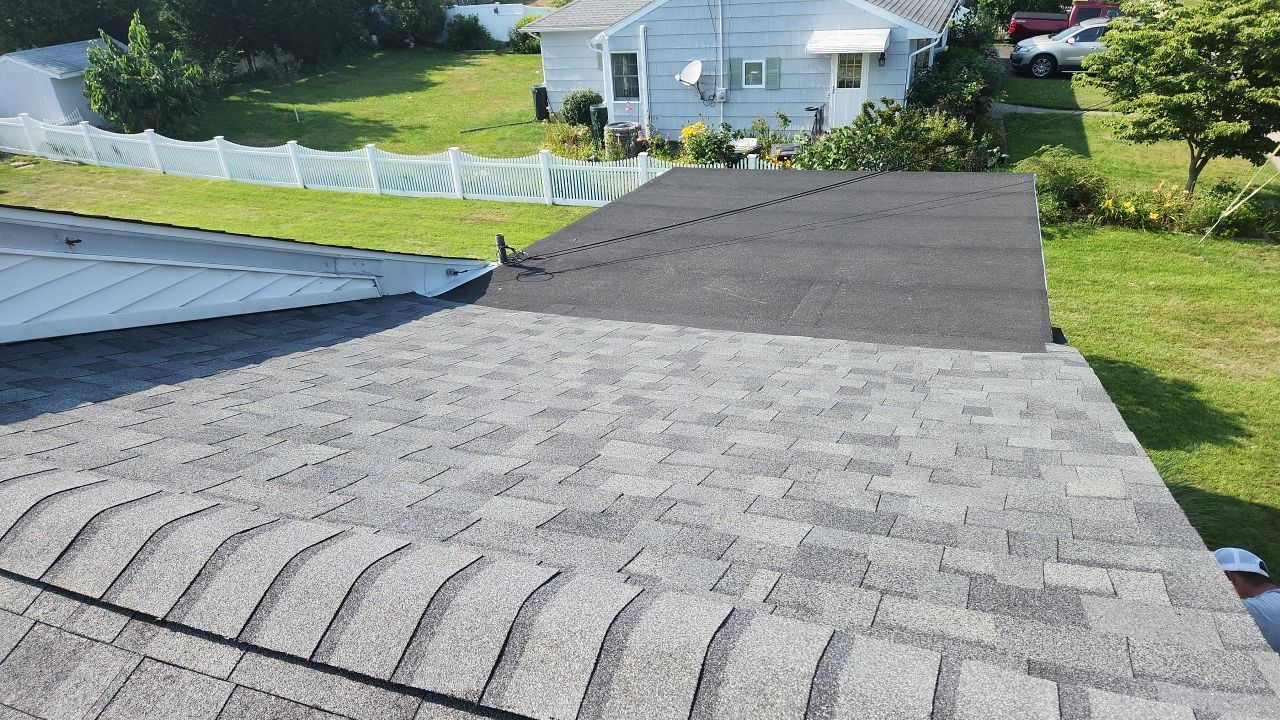 Residential Roofing Installation using Owens Corning Duration Estate Gray by A Plus Exterior