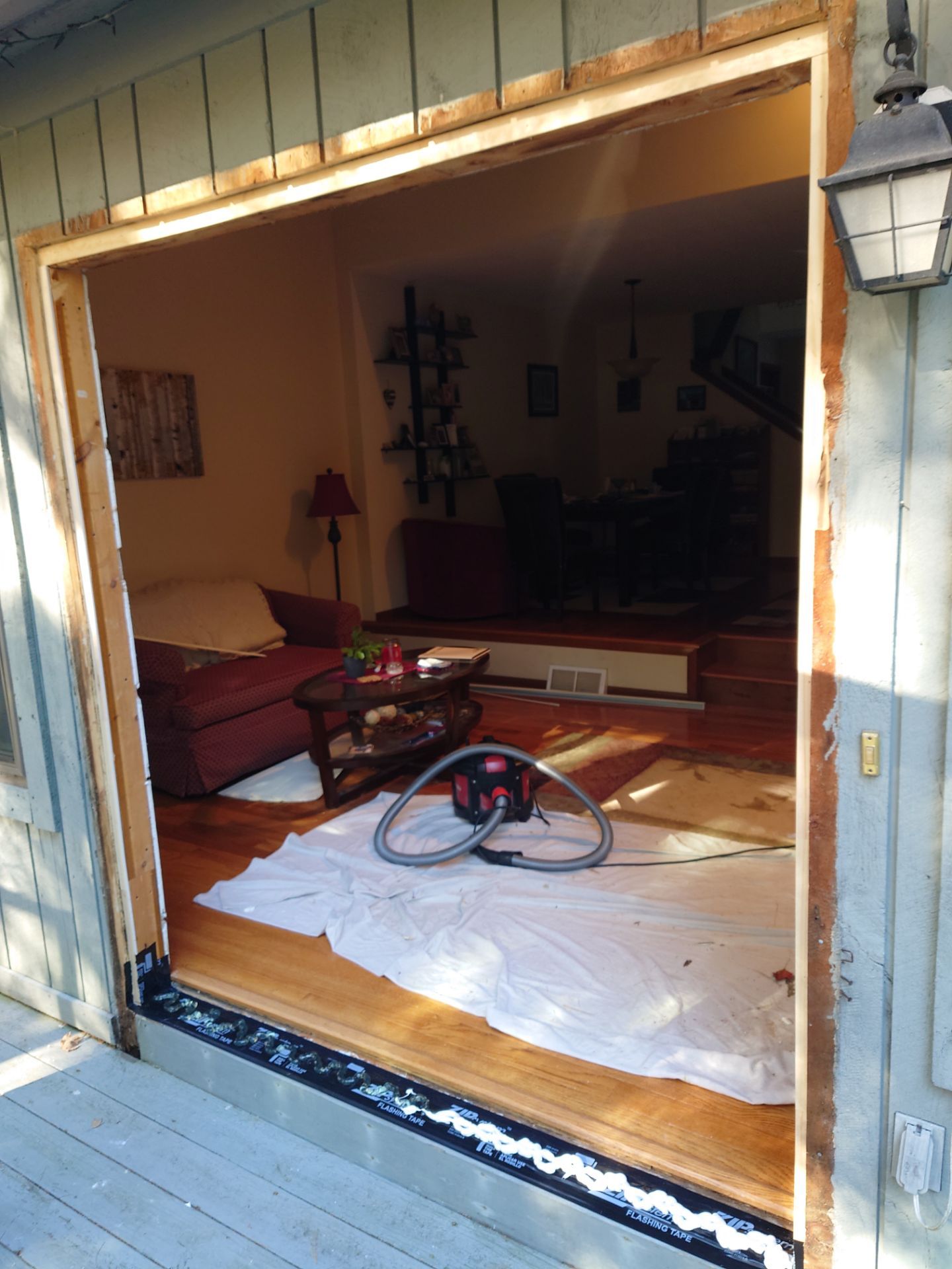 Sliding Glass Door Installation in Palmer, MA by Yankee Home Improvement