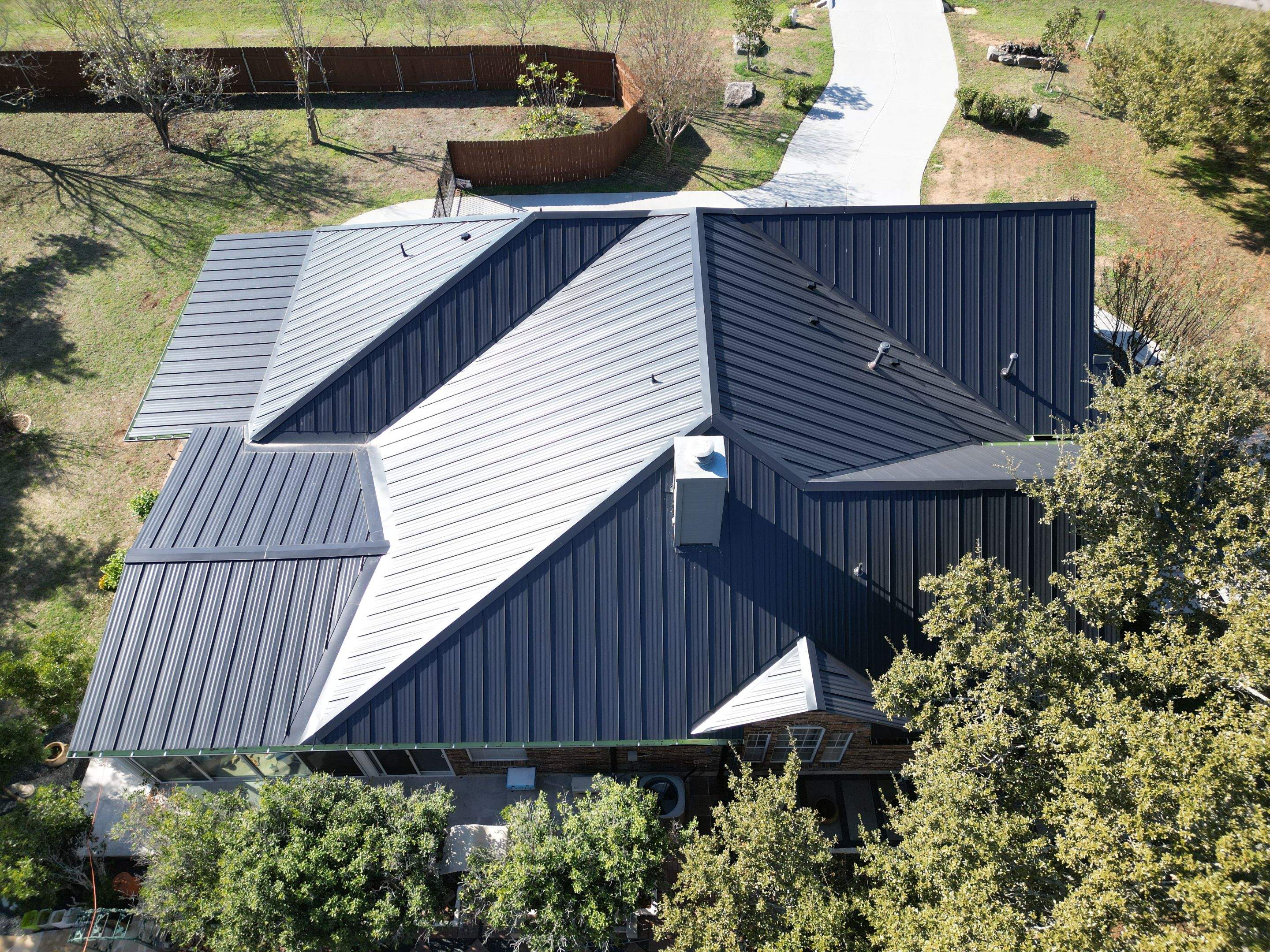 Matte Black - L&A Metals Class 4 UL 2218 Standing Seam Metal by RoofsOnly.com