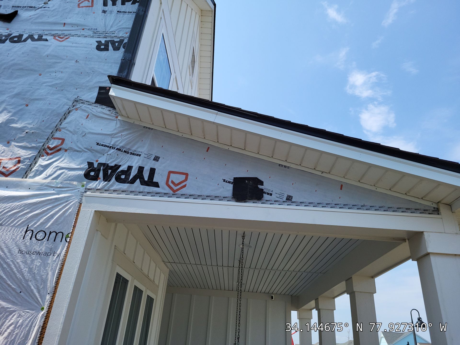 Insurance Workscope Hardie Board Repair using James Hardie HZ10 Plank Smooth  by RGR Construction and Roofing, LLC