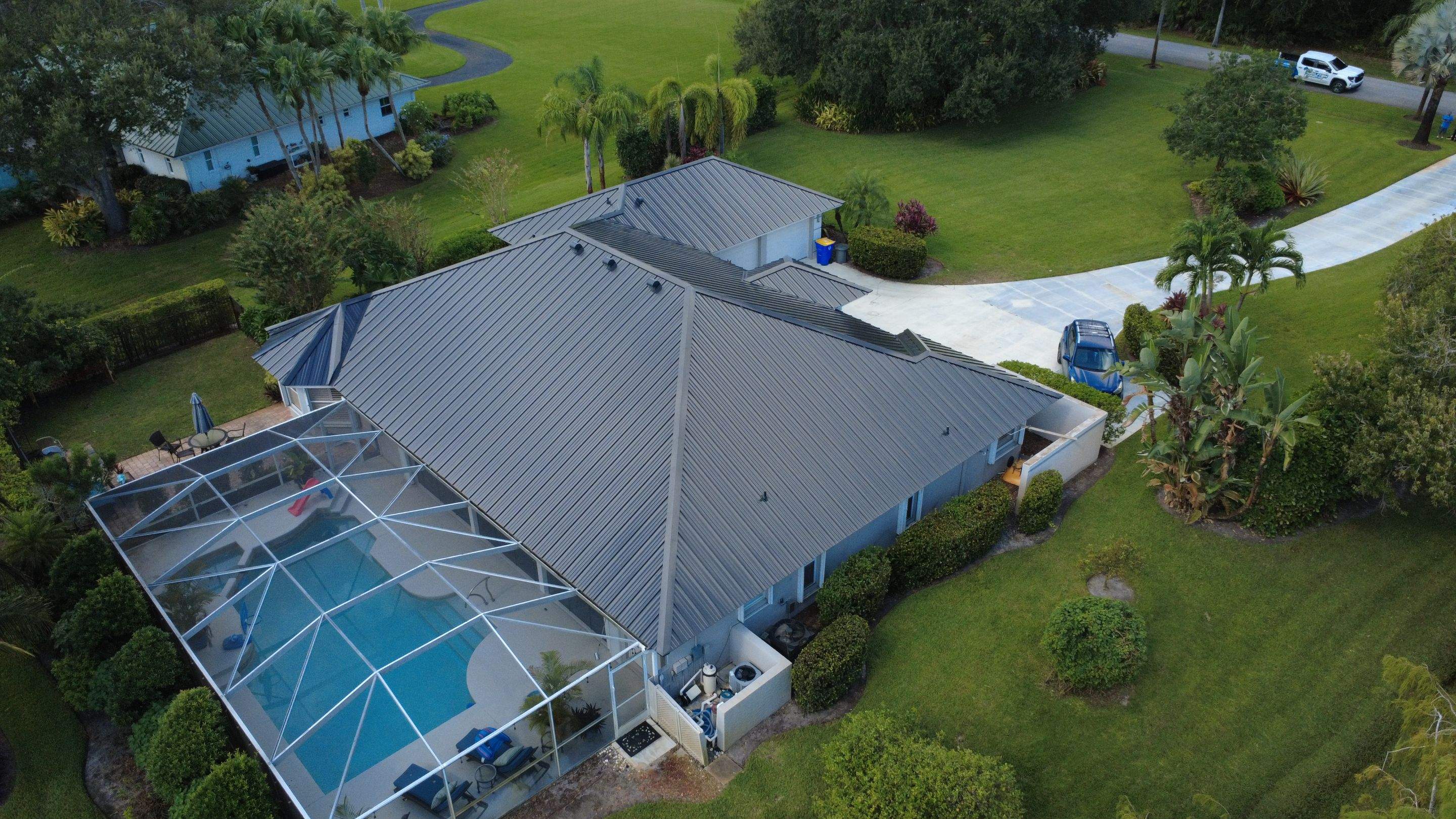 Kynar (Color Coated) Standing Seam Metal Roof Replacement by Sailfish Roofing