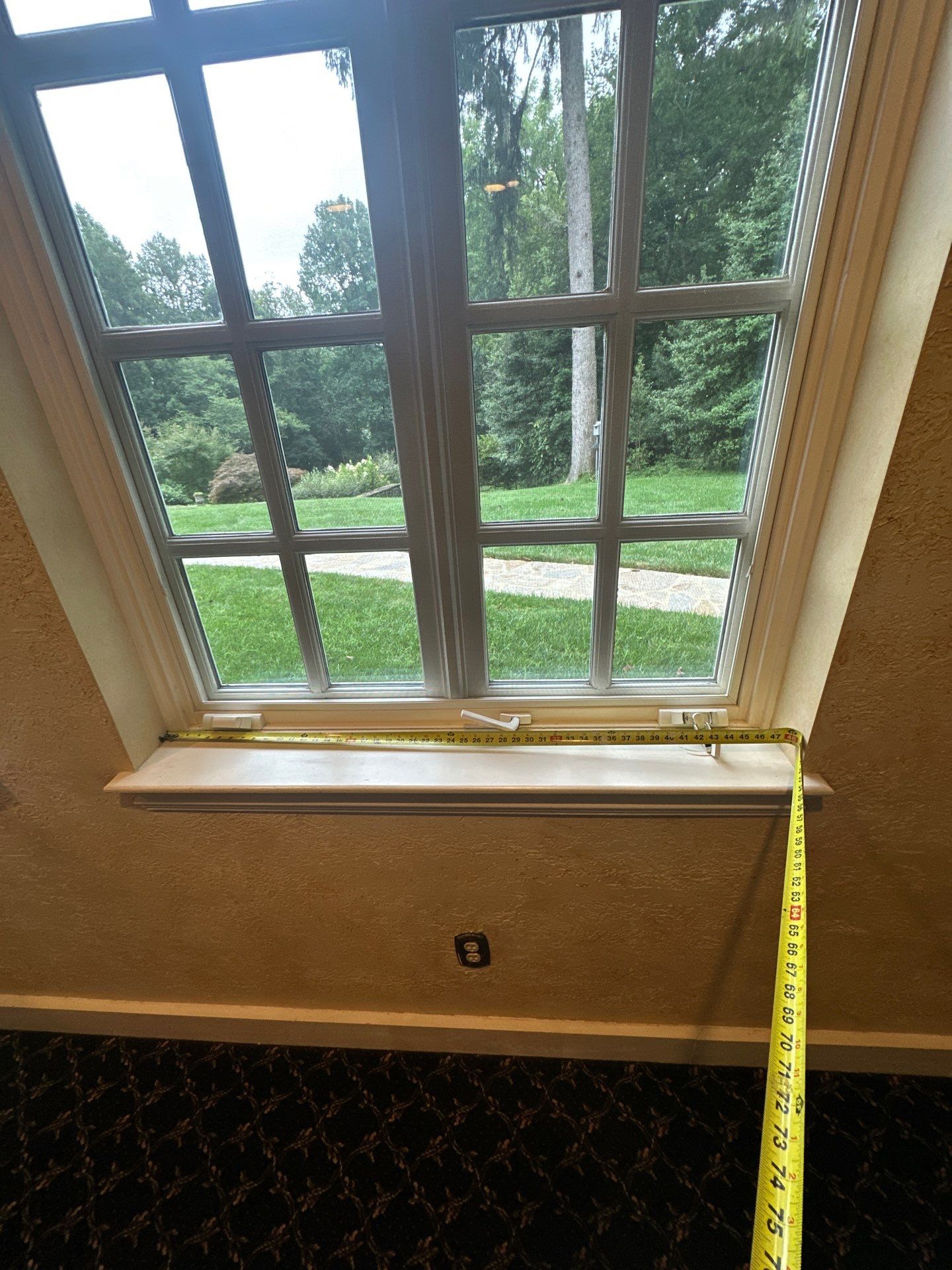 Custom Multi-Pane Window Replacement on Maryland Stone Residence by Forbes Design Center