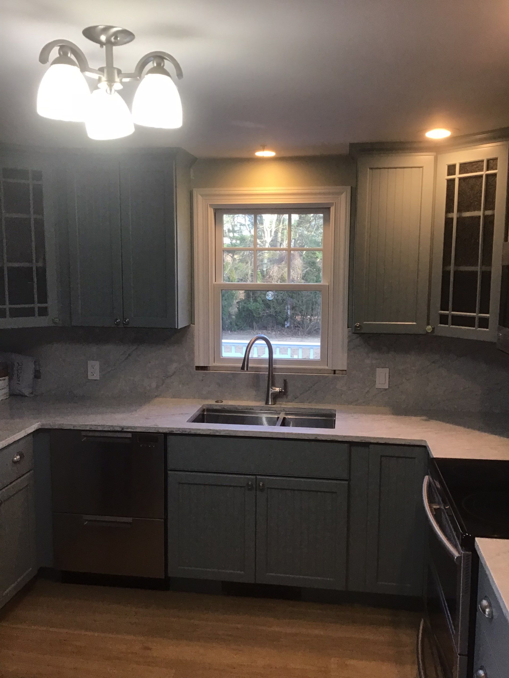 Kitchen Cabinet Painting  by Dennis Moffitt Painting