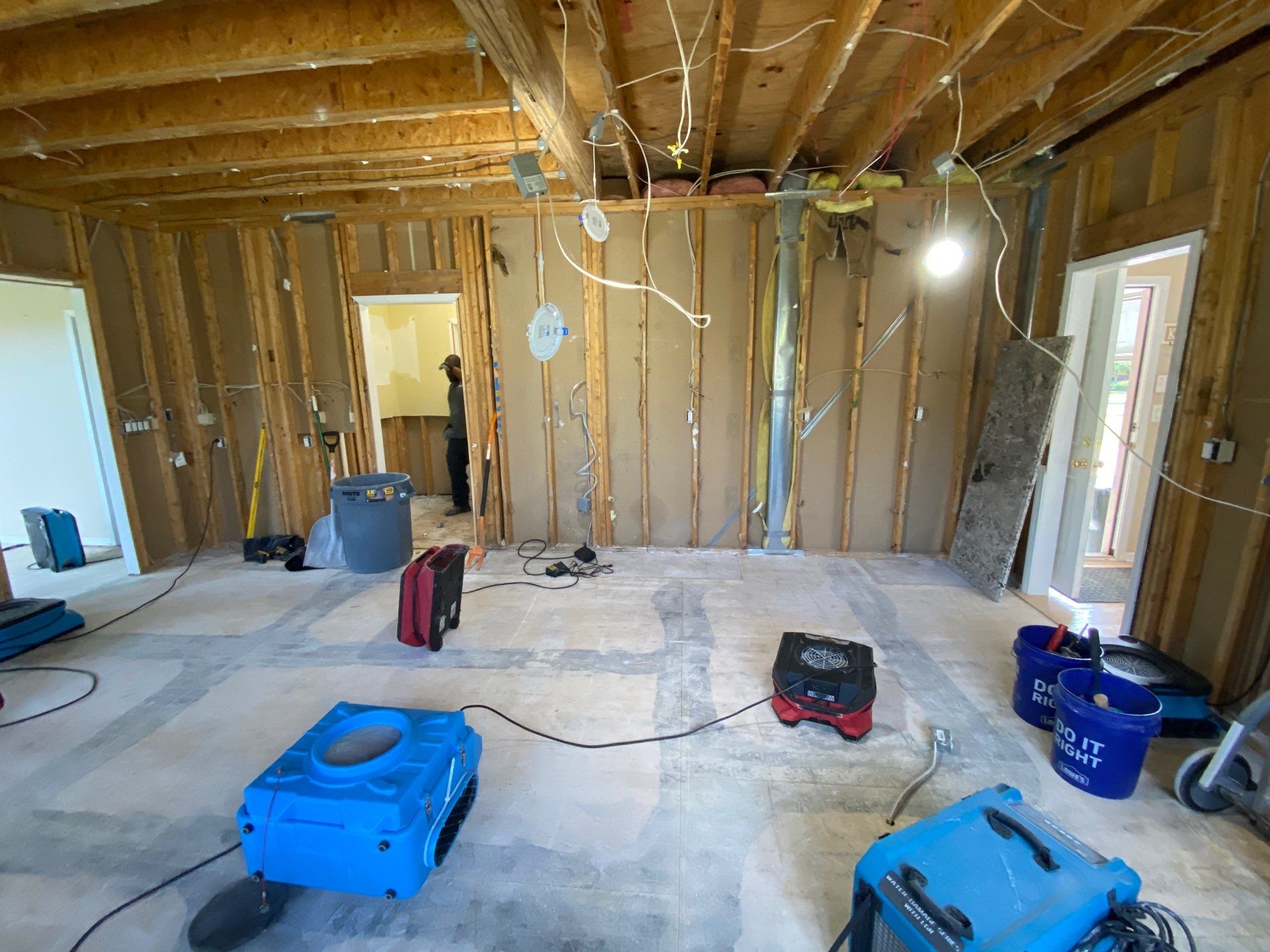 Project in Canton by EzDry Water Mitigation & Property Restoration