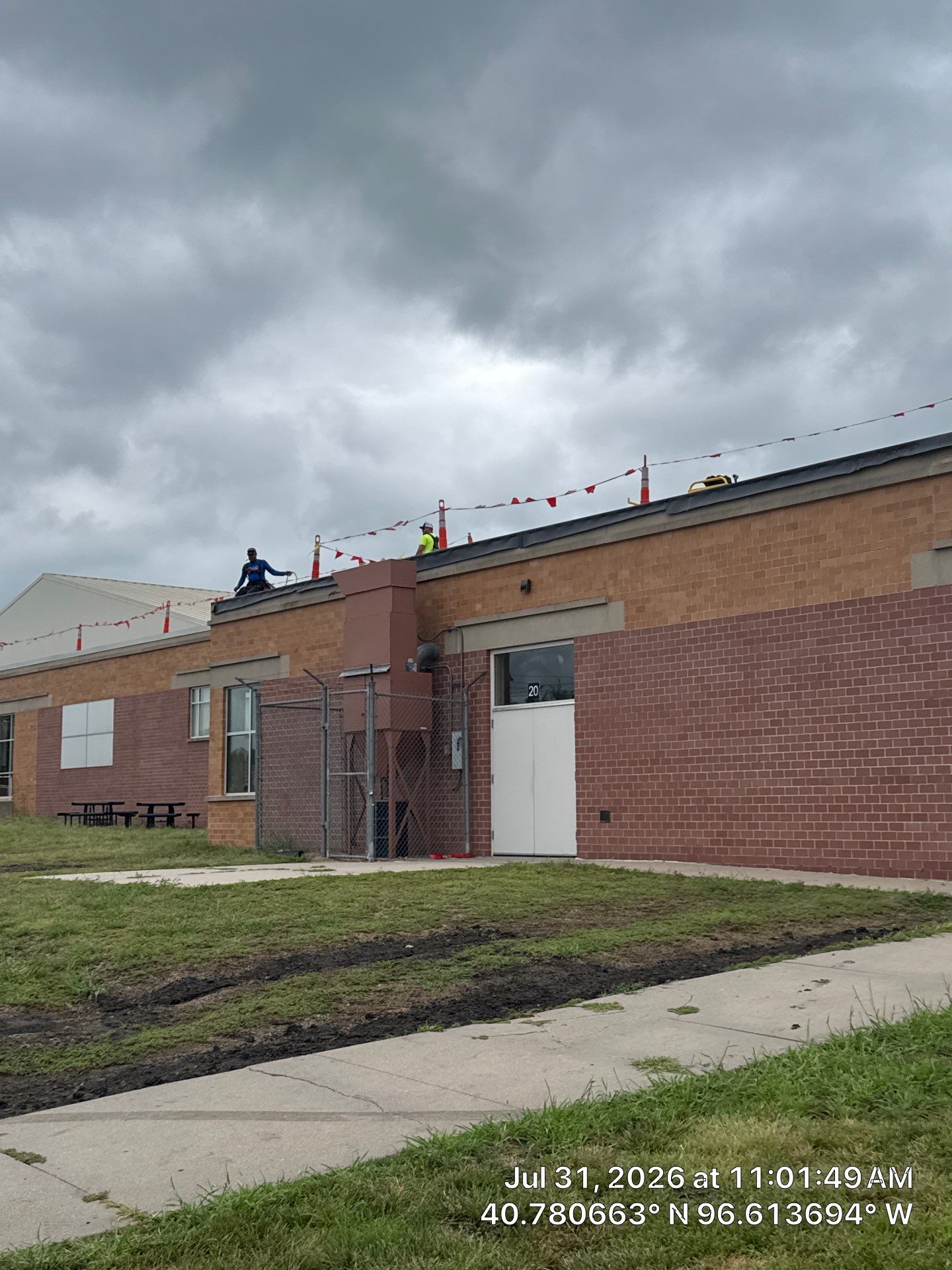 Commercial Flat Roof Installation for Lincoln Middle School by Customer Success Demo Account