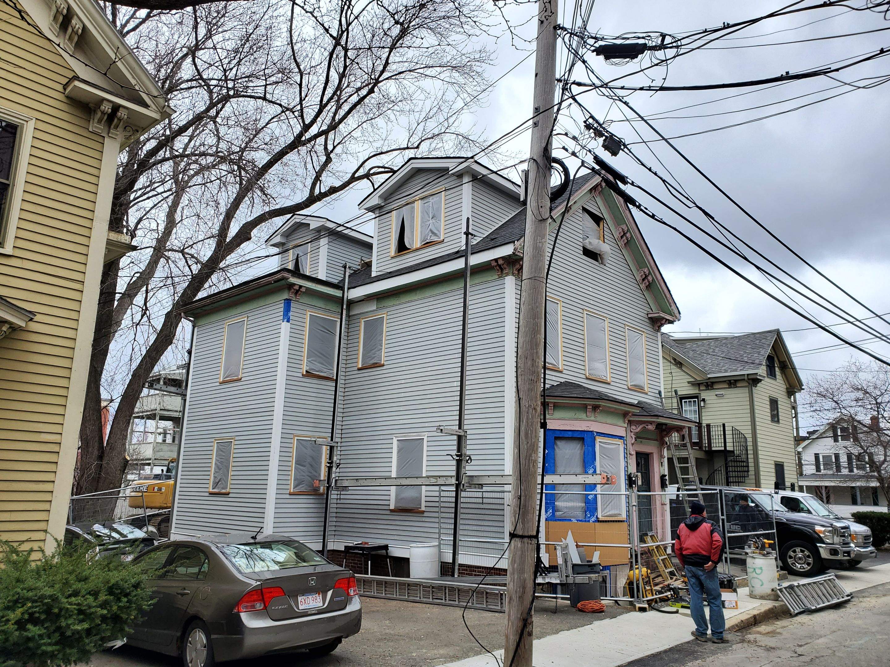 Siding Installation using Wood Clapboards by UBrothers Construction