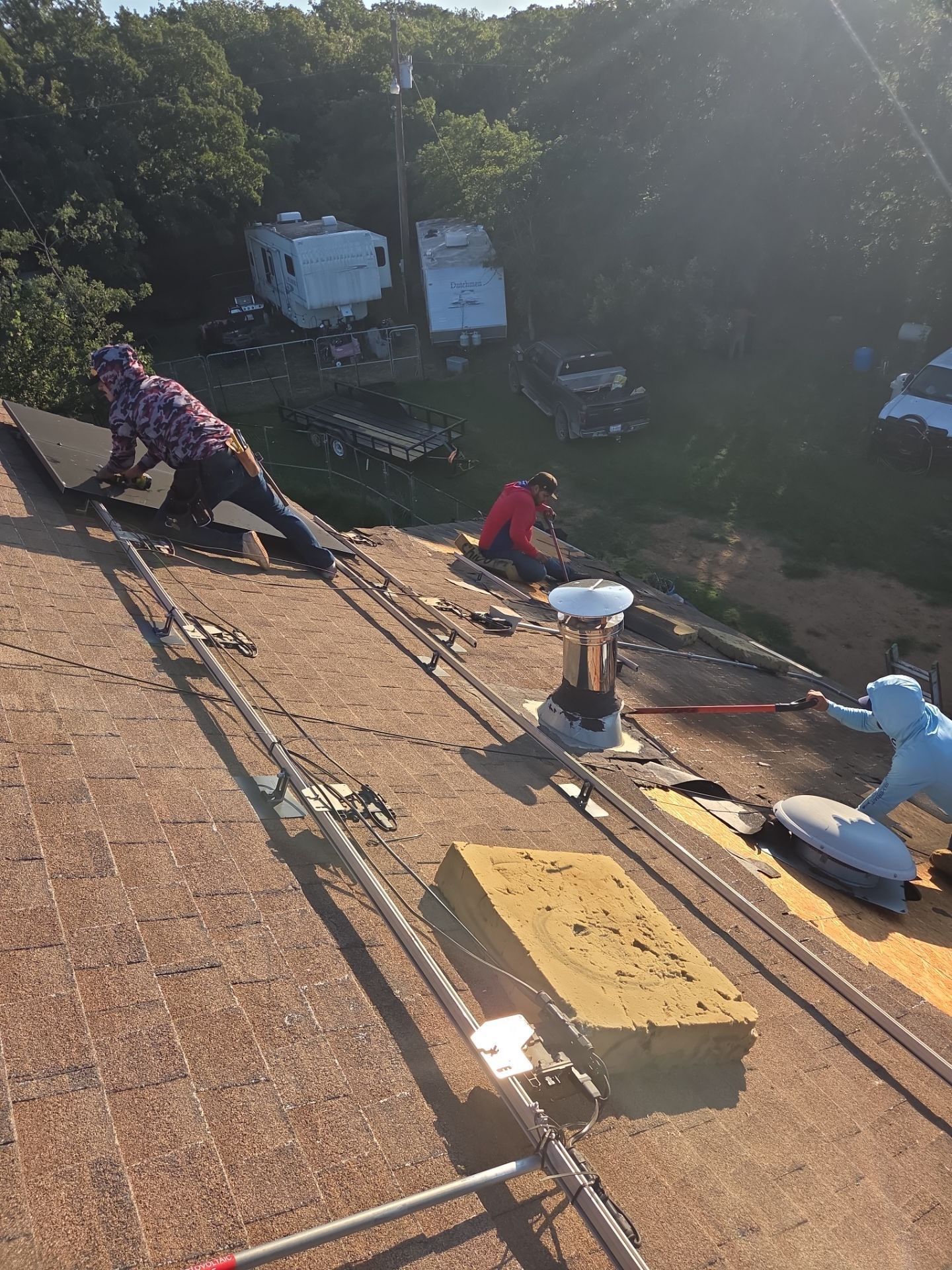 Project in Bowie by Lonestar Roofing and Restoration LLC.
