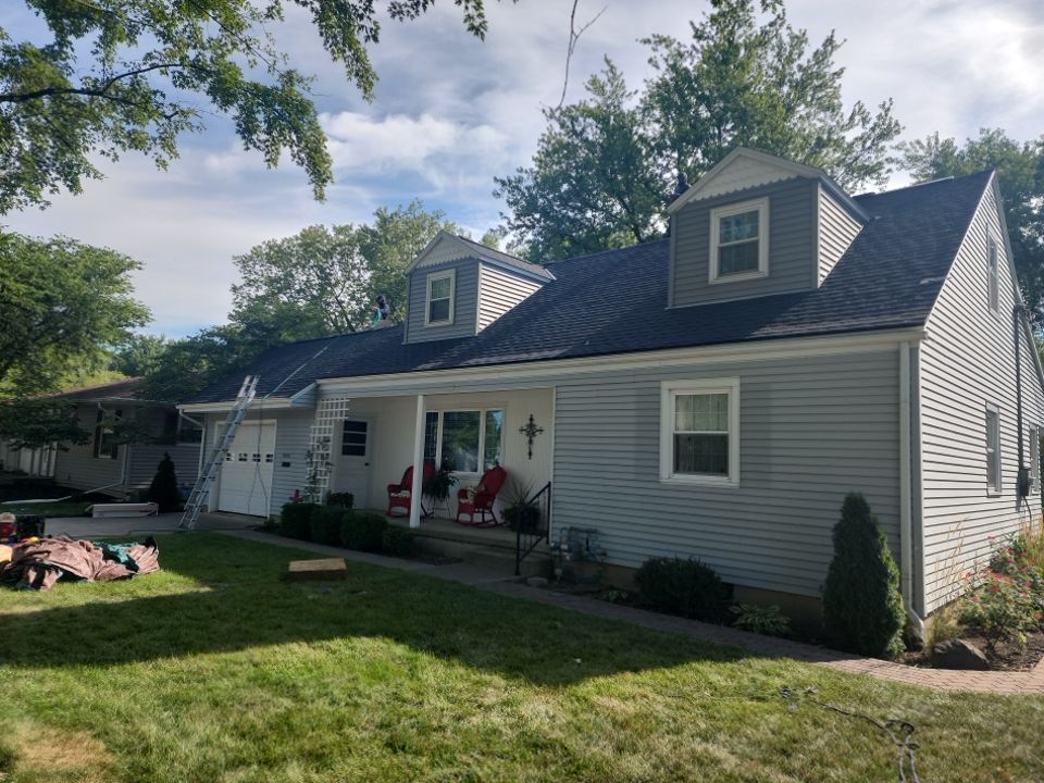 Residential Roofing Installation using GAF Timberline HDZ Charcoal by Nitro Roofing and Construction