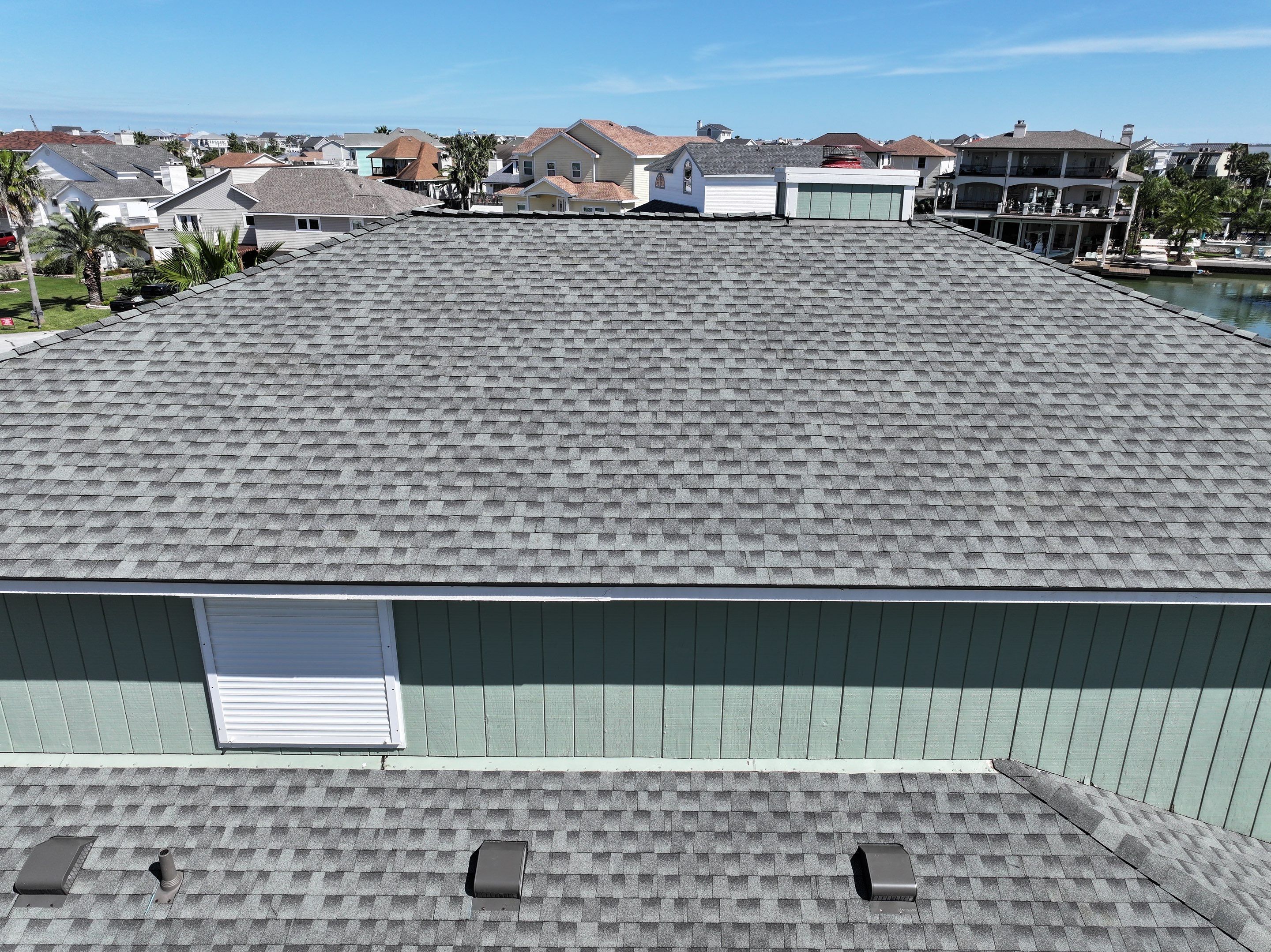 Residential Roof Replacement using GAF HDZ SLATE by Elite Roofing LLC