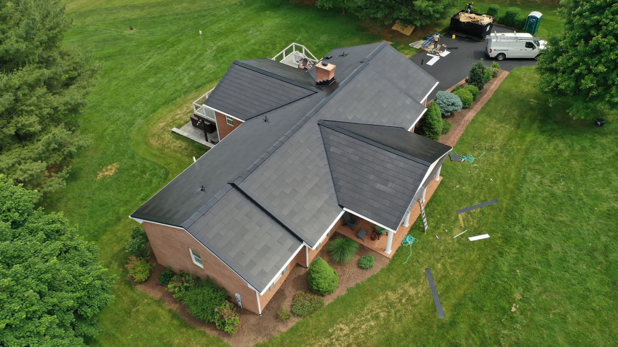 Tesla Solar Roof Installation by American Home Contractors
