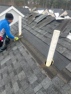 Ice Dam Removal, Snow Removal & Pipe Boot Replacement in Tyngsborough, MA