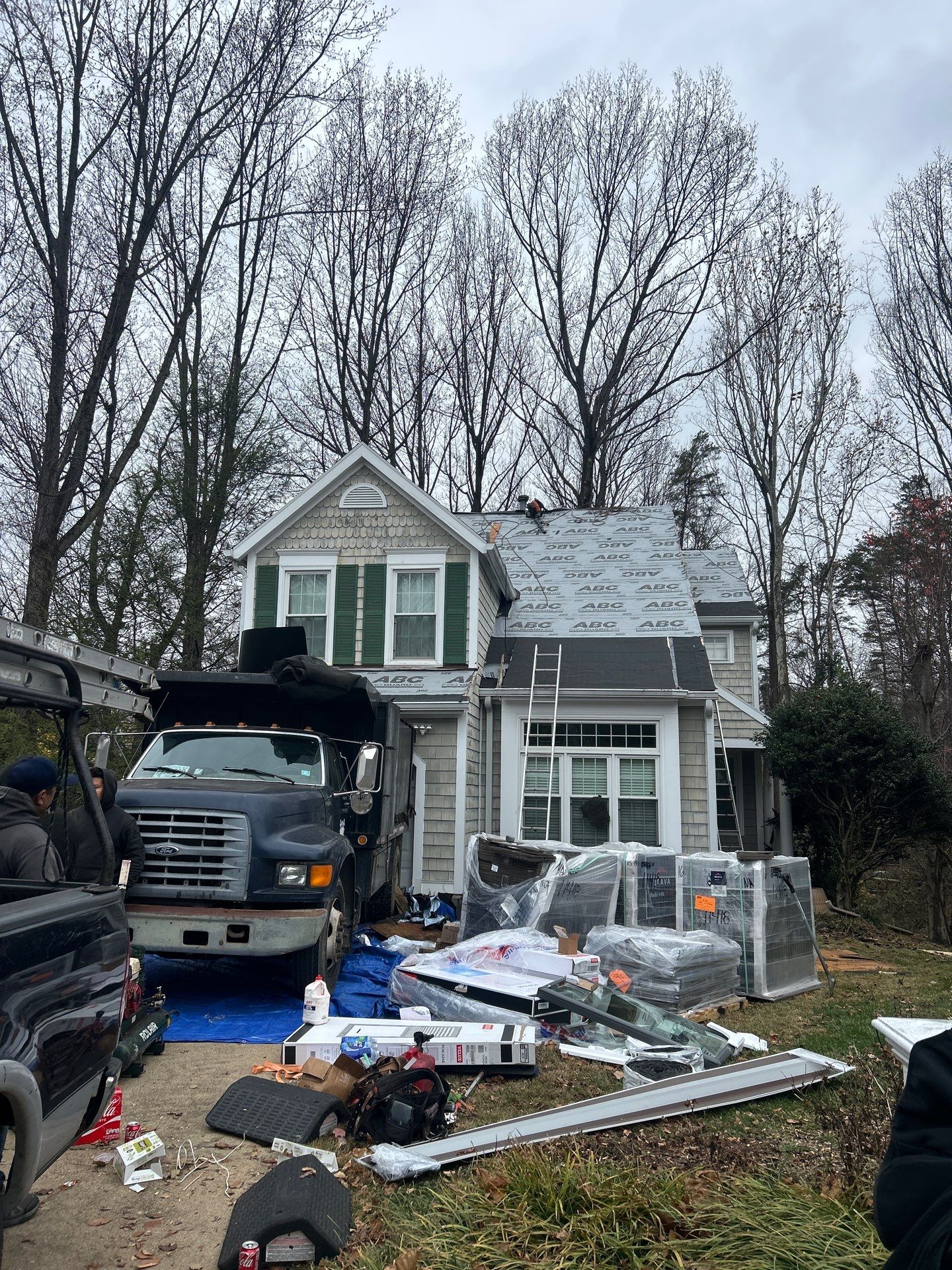 Reston :  Residential Roof Replacement with Brava Synthetic Cedar Shake Class C Natural  by RM Banning, Inc.