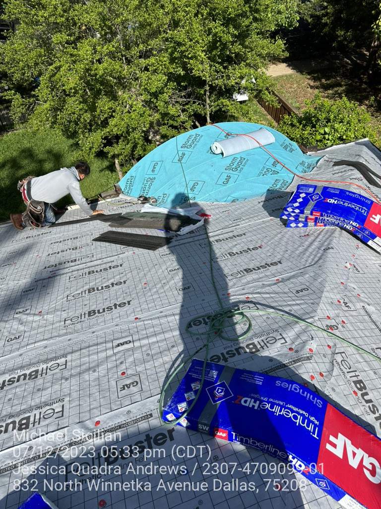 Project in Dallas by Zeus Exteriors