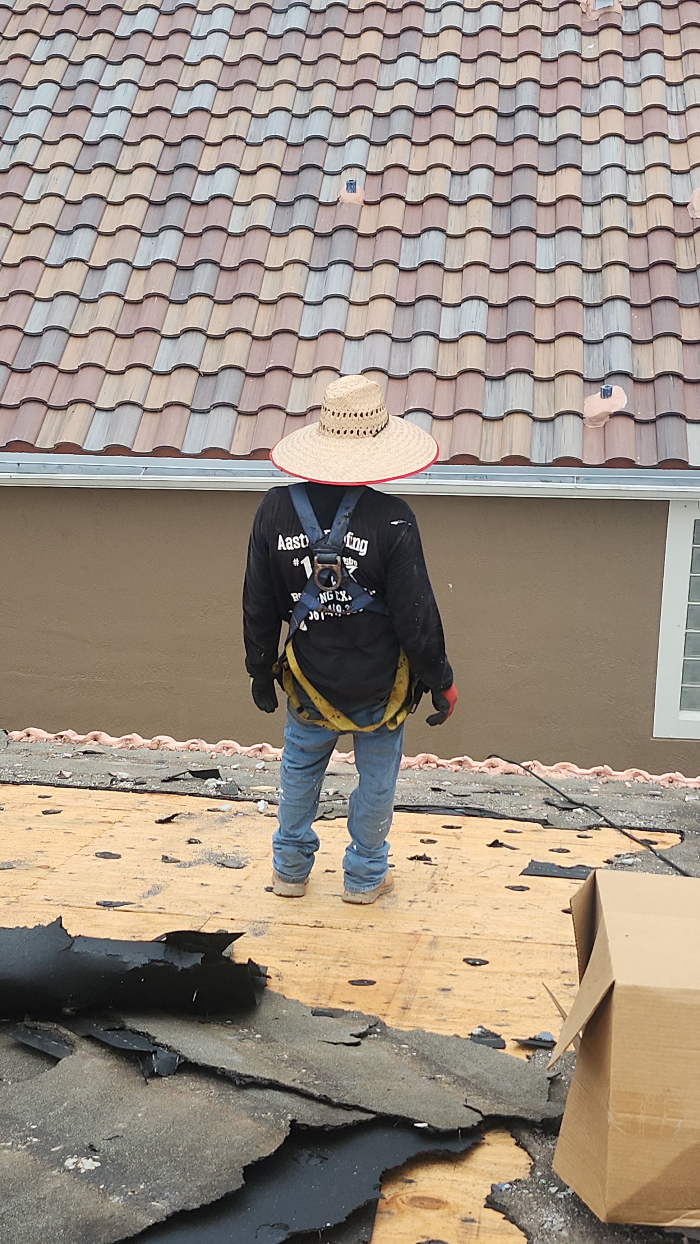 New Barrel Tile Roof Installation and Decking Repair in Boynton Beach by Aastro Roofing