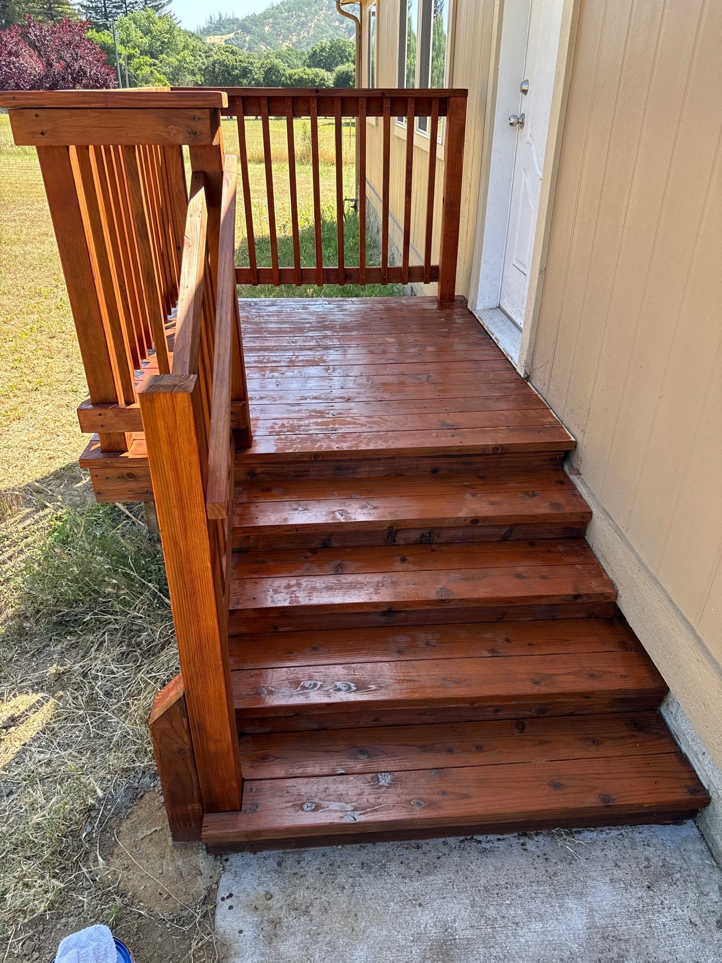 New Shade Cover for existing Porch by JRS Construction