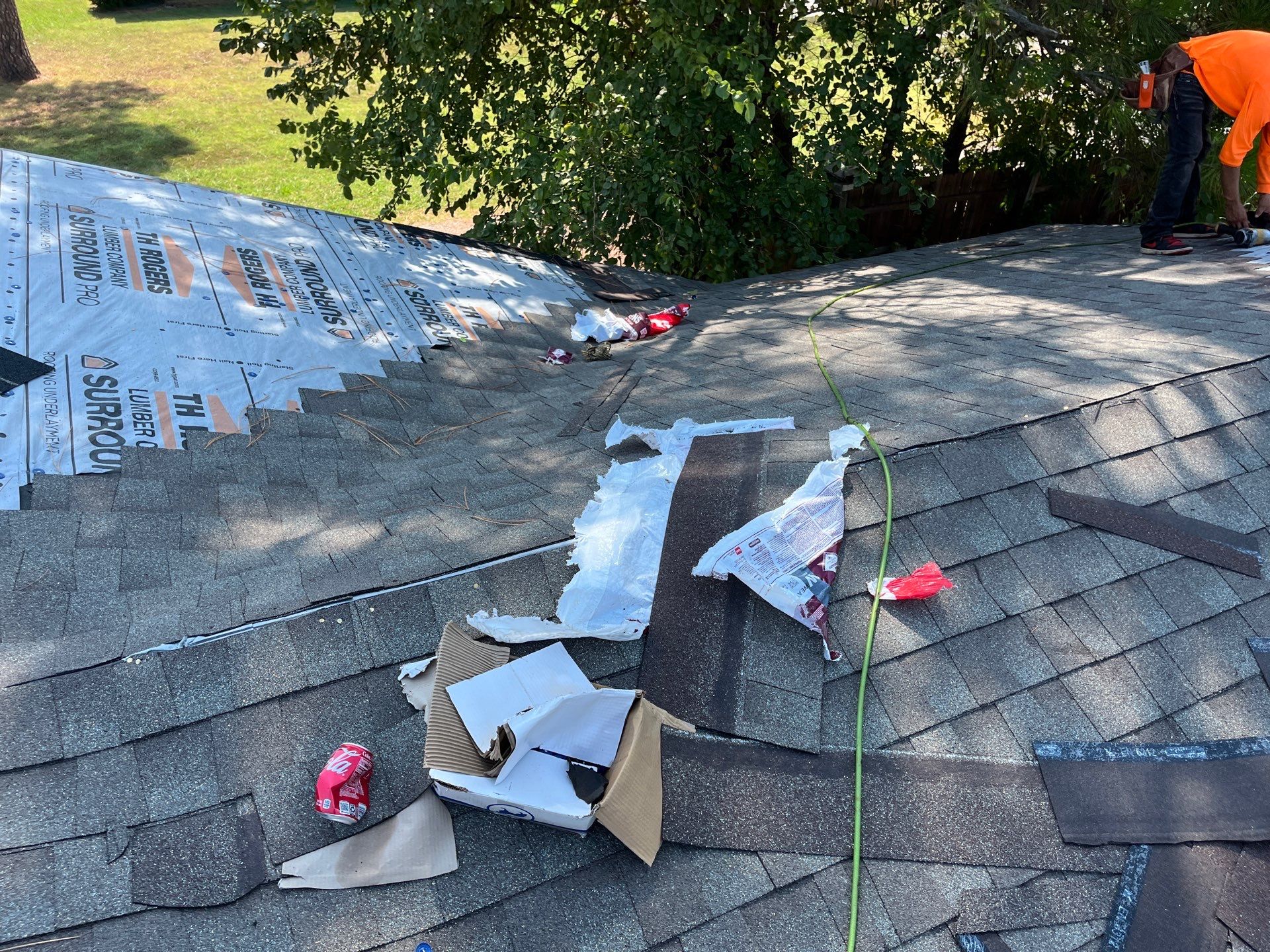 GAF Timberline Architectural Shingle Roof Replacement in Wynnewood by BANA Roofing and Solar Supply
