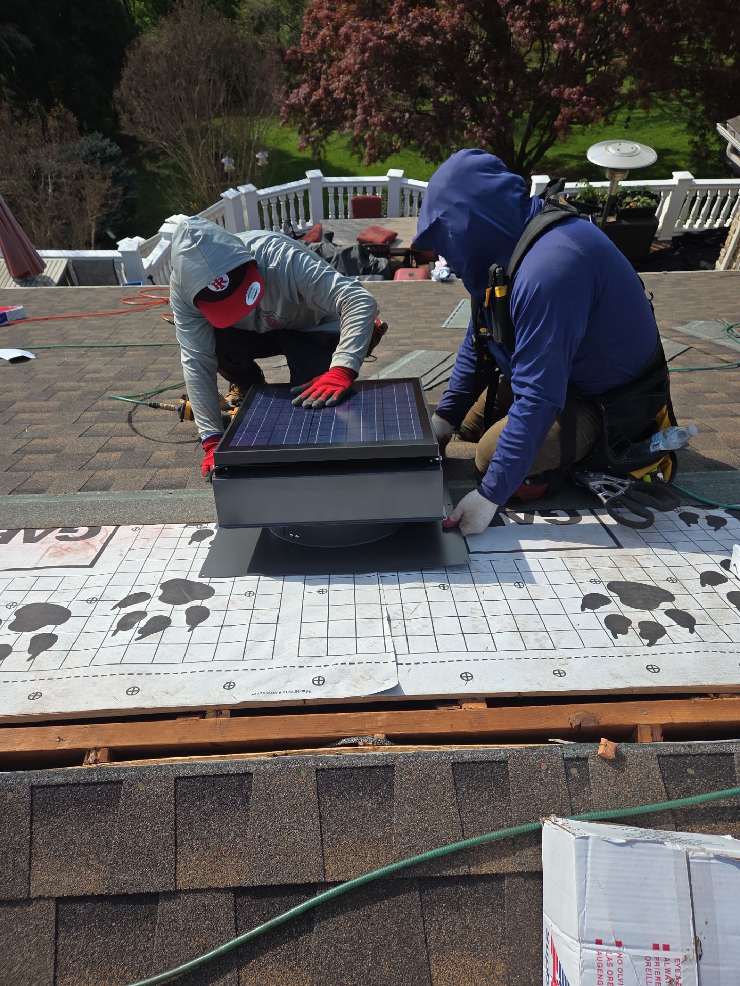 Residential Roofing Installation using Gaf Hdz Architectural Shingle by Teflon Roofing