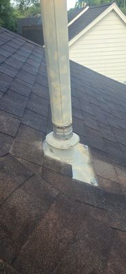Water Heater Vent Collar Reseal