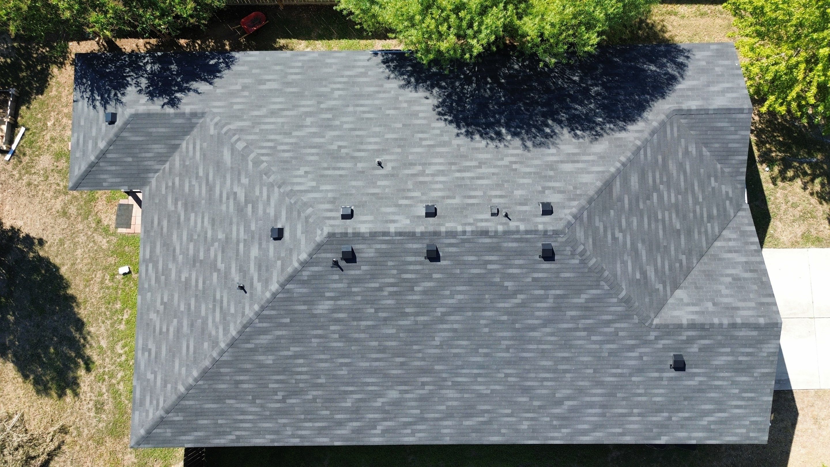 Residential Roof Installation ā Supreme Onyx Black | Leander, TX by Kstylez Roofing & Construction