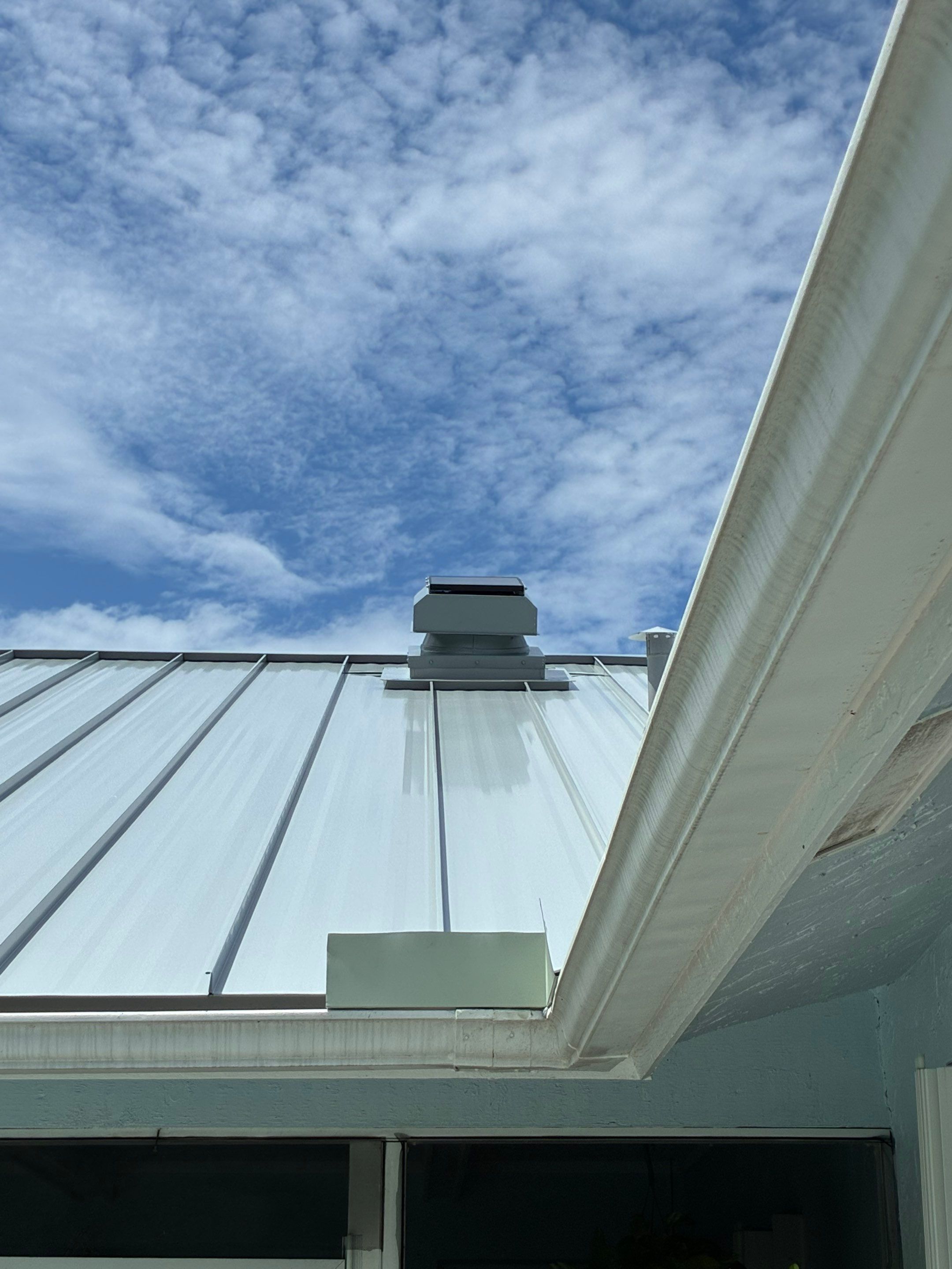 24ga 1.5" Mechanical seam Dove Gray  by Total Roofing System The Metal Roof Experts