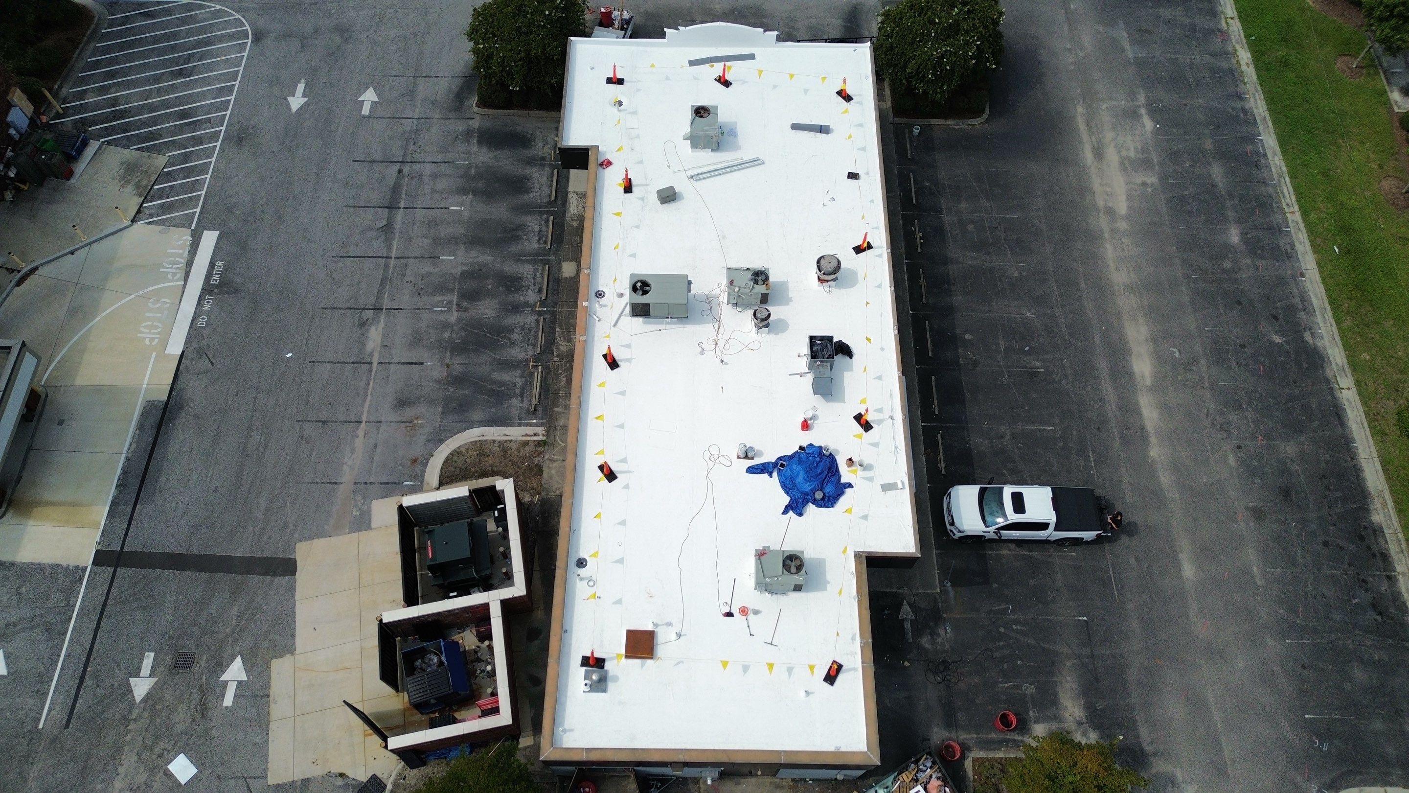 PVC Commercial Roof Installation- Wilmington, NC by Summit Roofing 