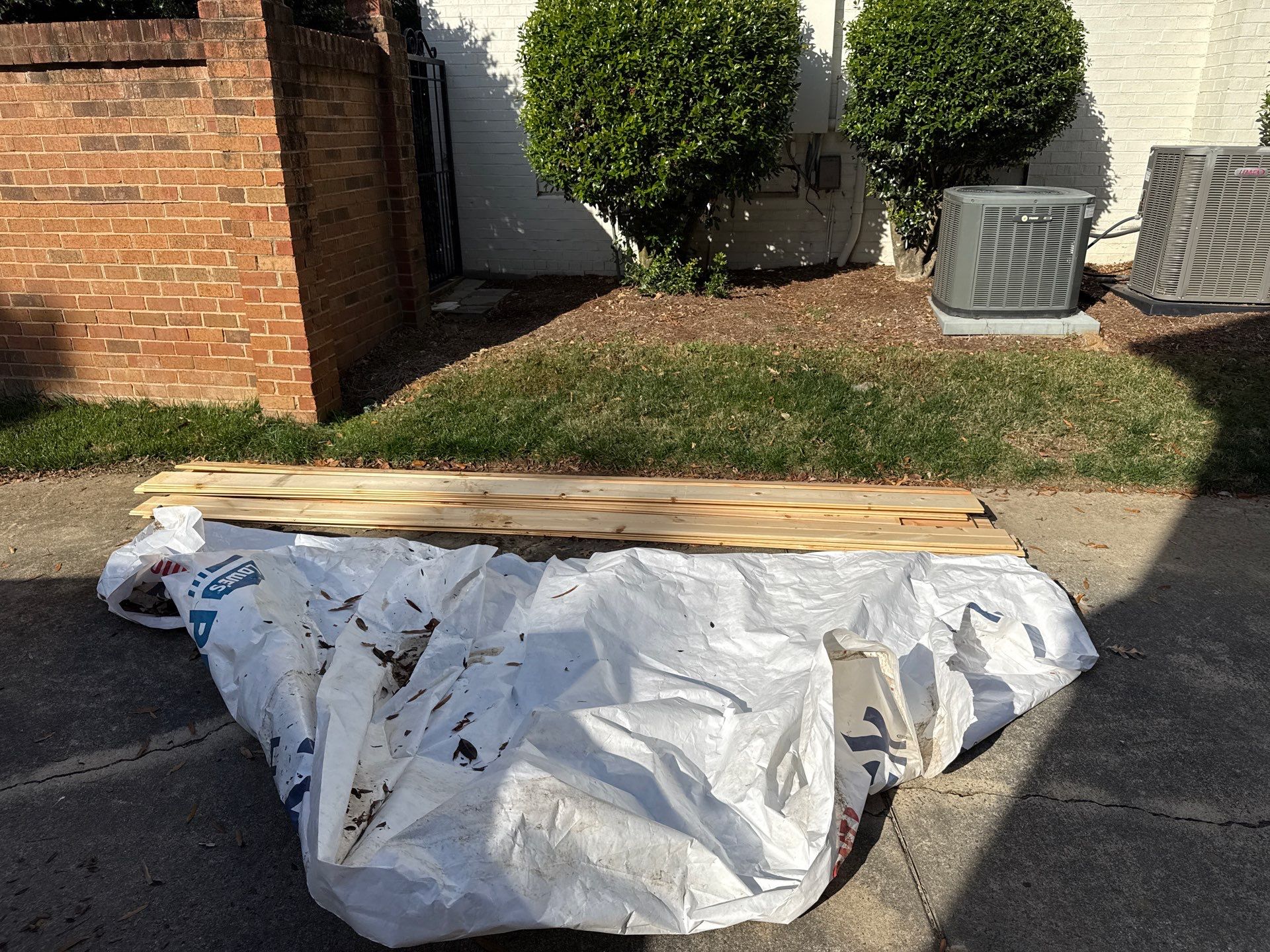 Project in Matthews by Badger Hauling