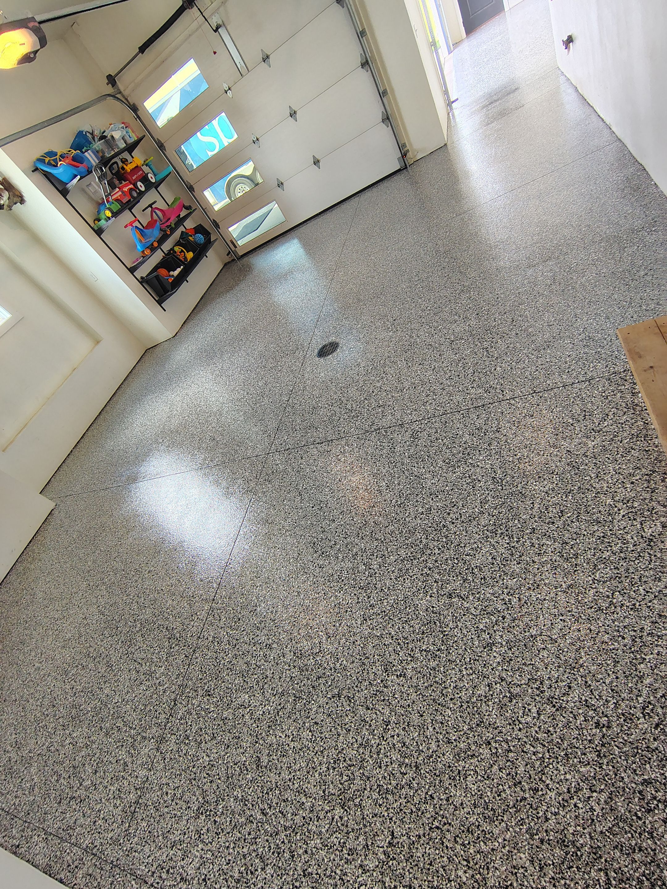 Dell Rapids Multi-Car Garage Concrete Floor Coating and Repair by Select Painting, Coatings & Garage Cabinets
