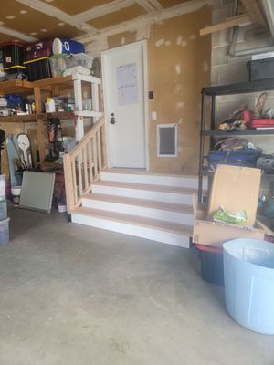 Dog Door and Stairs