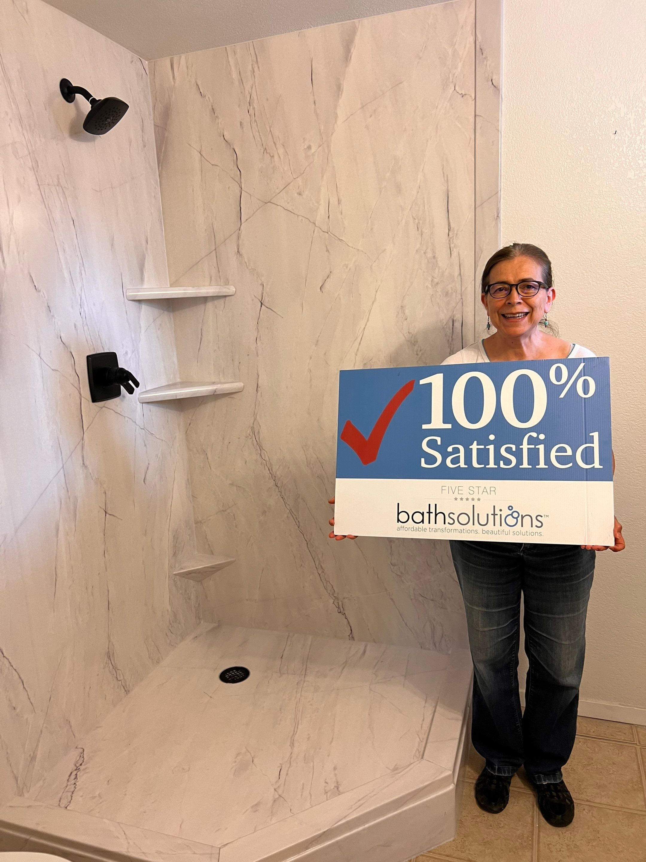 Walk in Shower Remodel in Austin, 78745 by Lane Lauritsen - The Hill Country, Texas