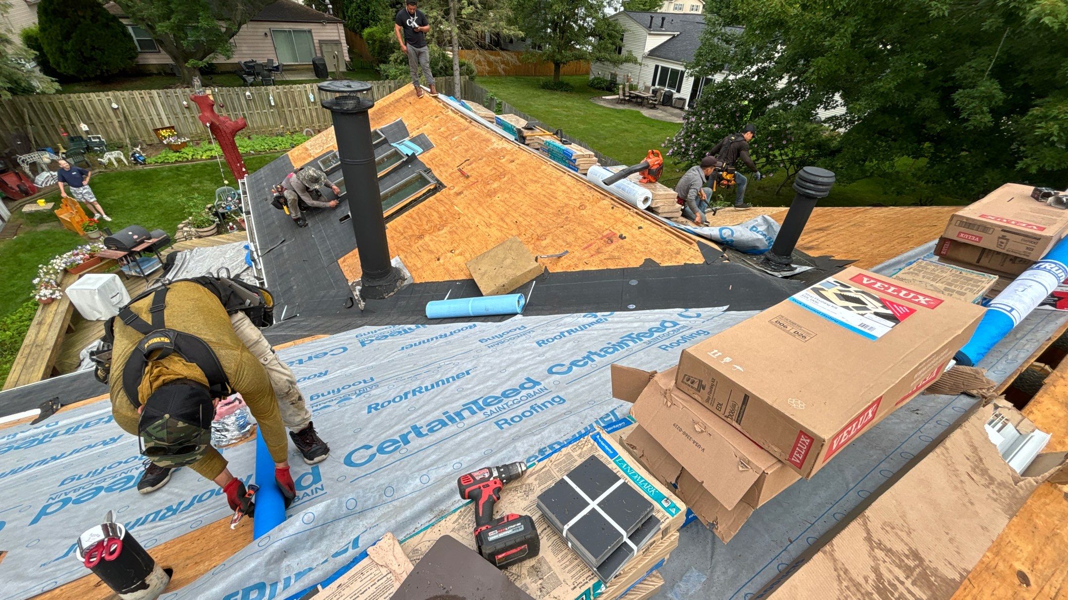 Roof Replacement using CertainTeed Landmark by 180 Contractors