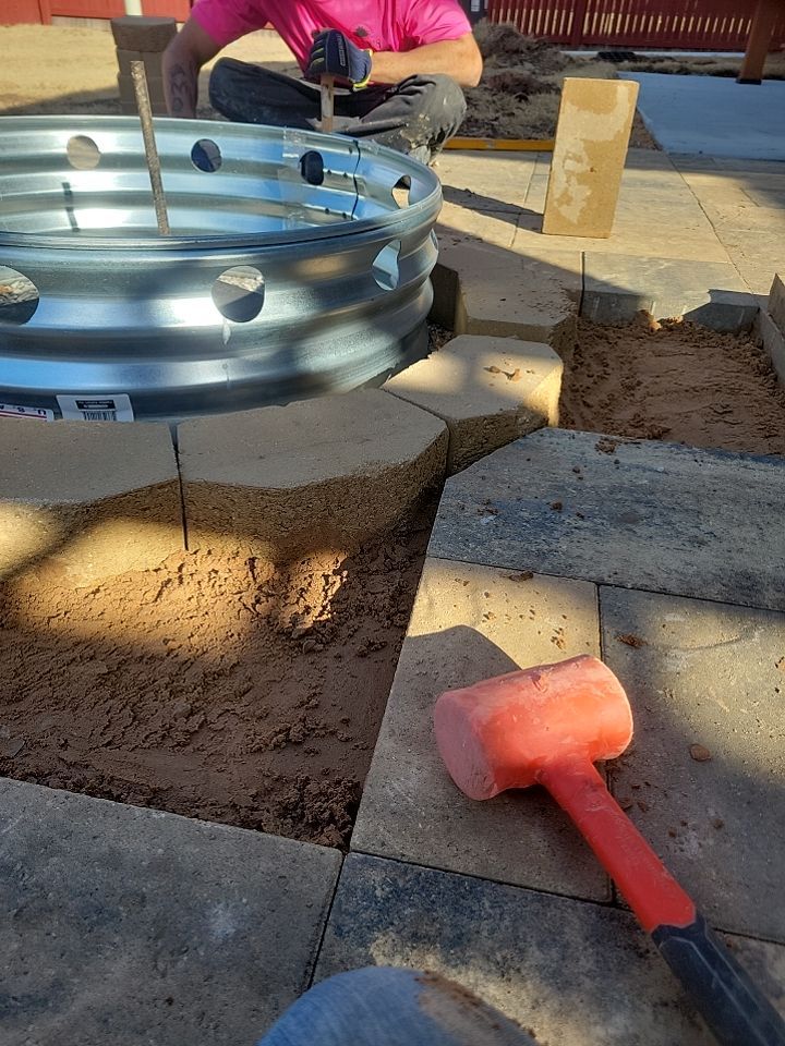 Outdoor kitchen by Clays Services Inc