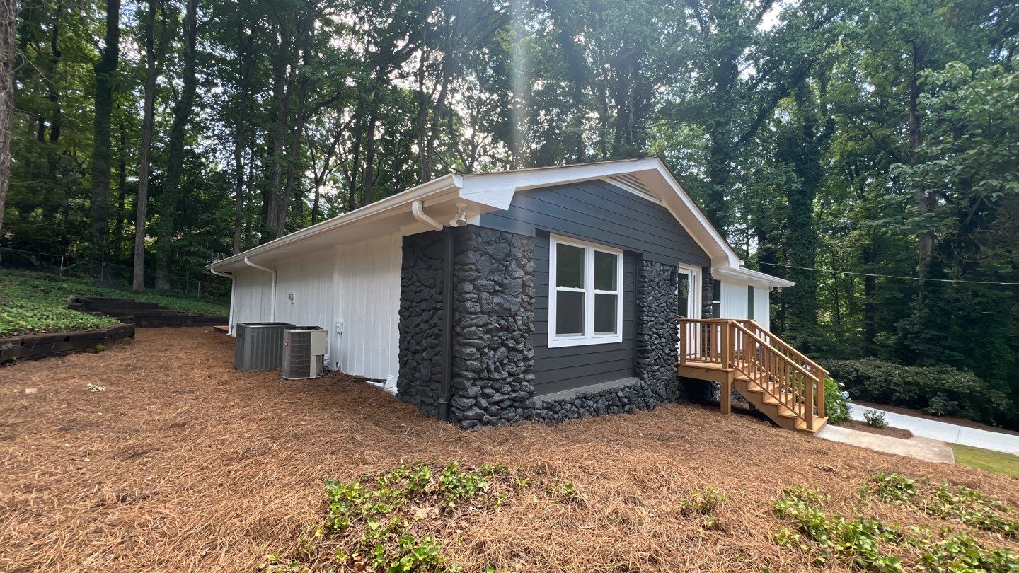 Full Interior and Exterior Home Renovation with Finished Basement in Marietta by Swift Home Renovations