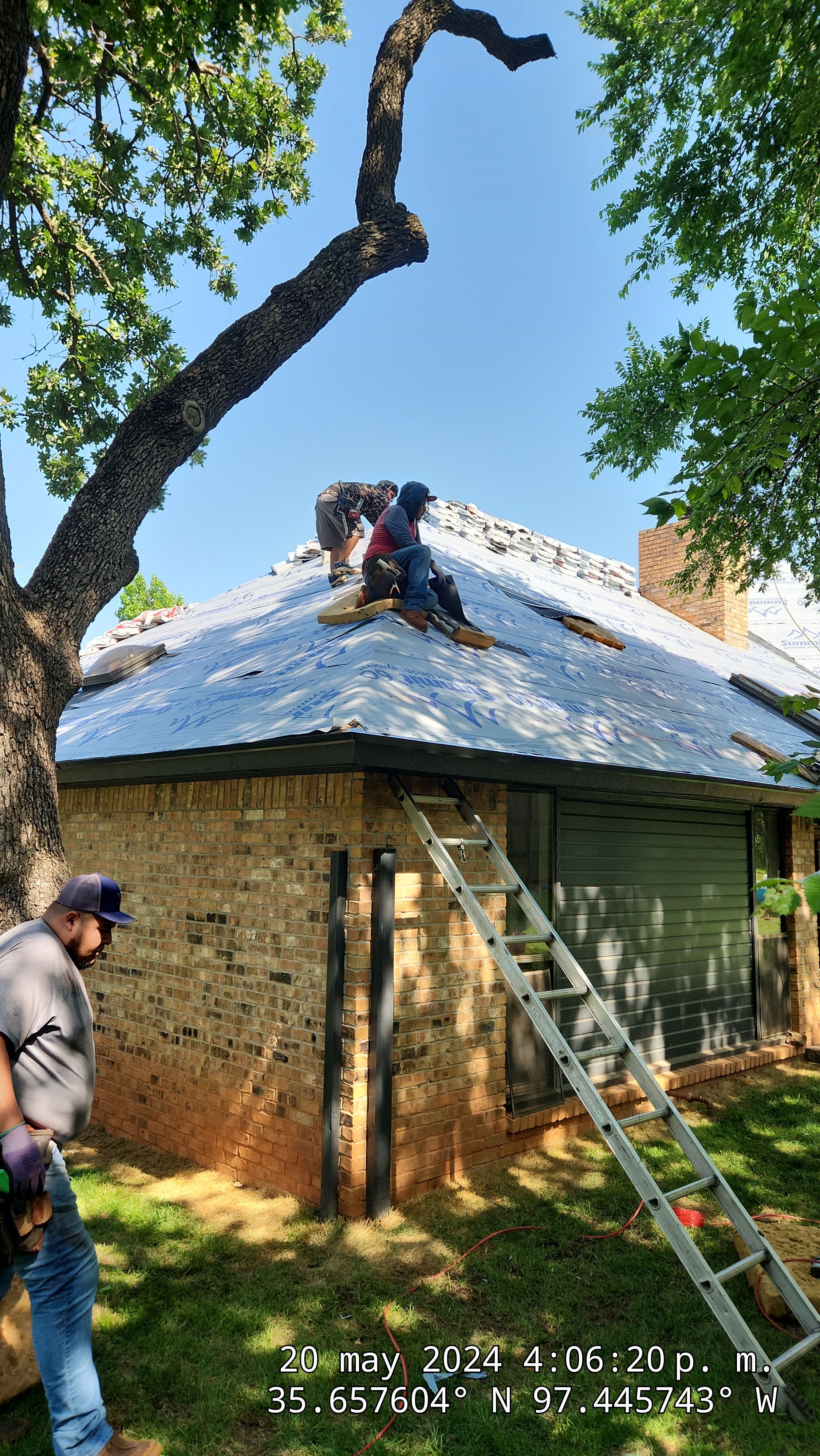 Residential Roofing Installation using Atlas by Castillo Roofing