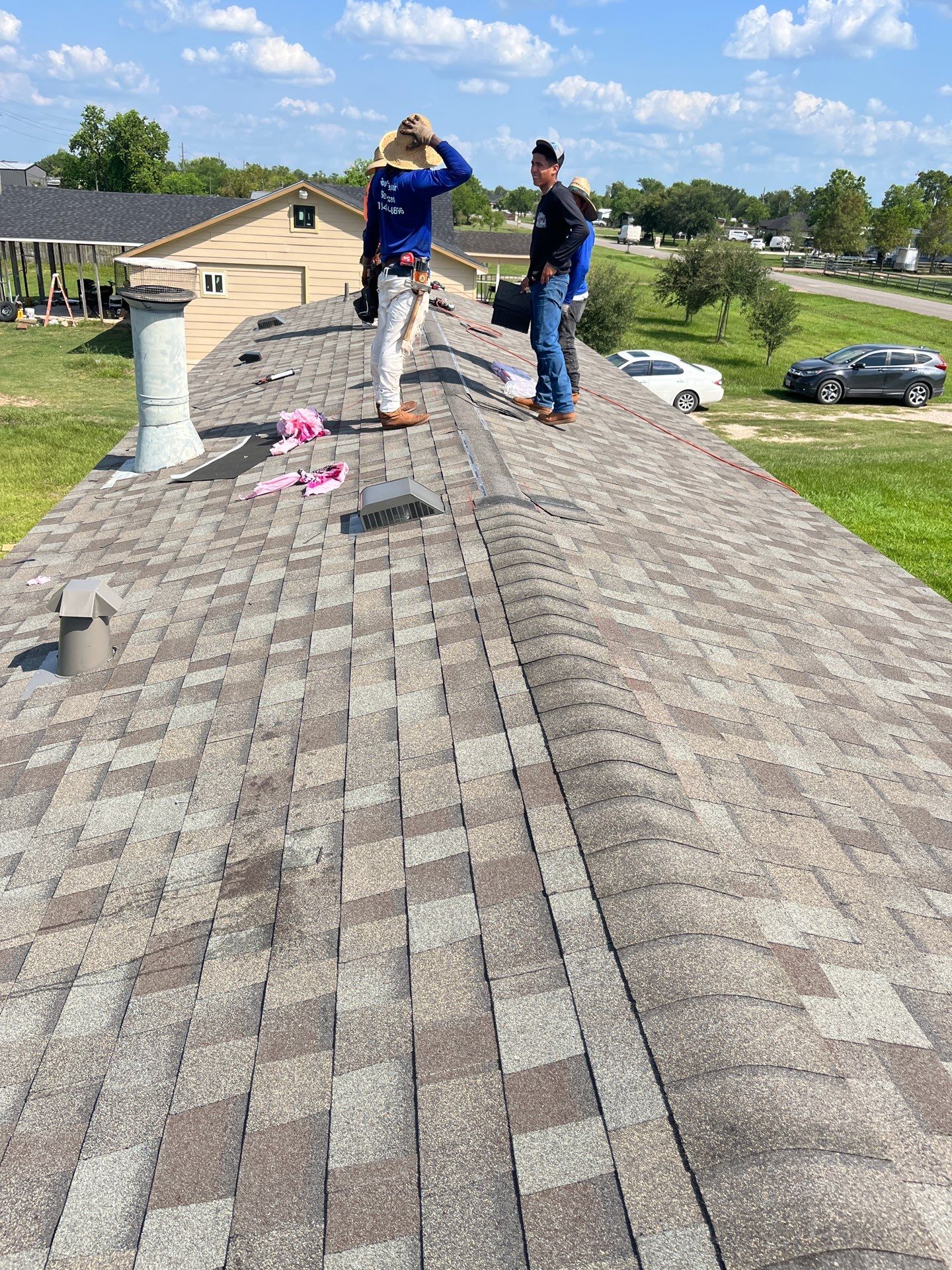 Residential Roofing Repair using Owen's Corning Duration (Lifetime) Shingles by Roof Repair Company