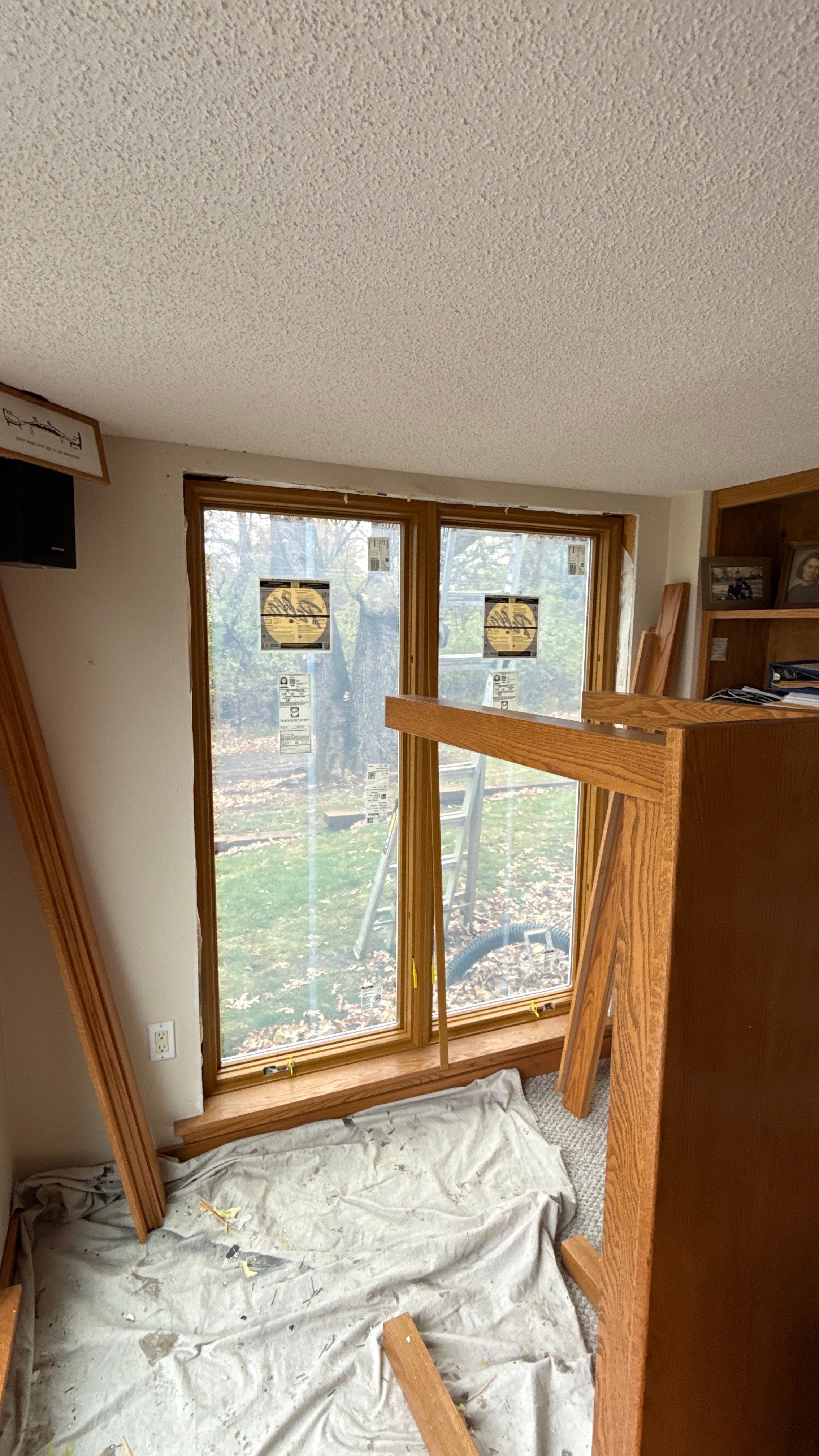 A Clean Window Upgrade Ready for New Siding with Pella Lifestyle Series by United Windows and Siding LLC