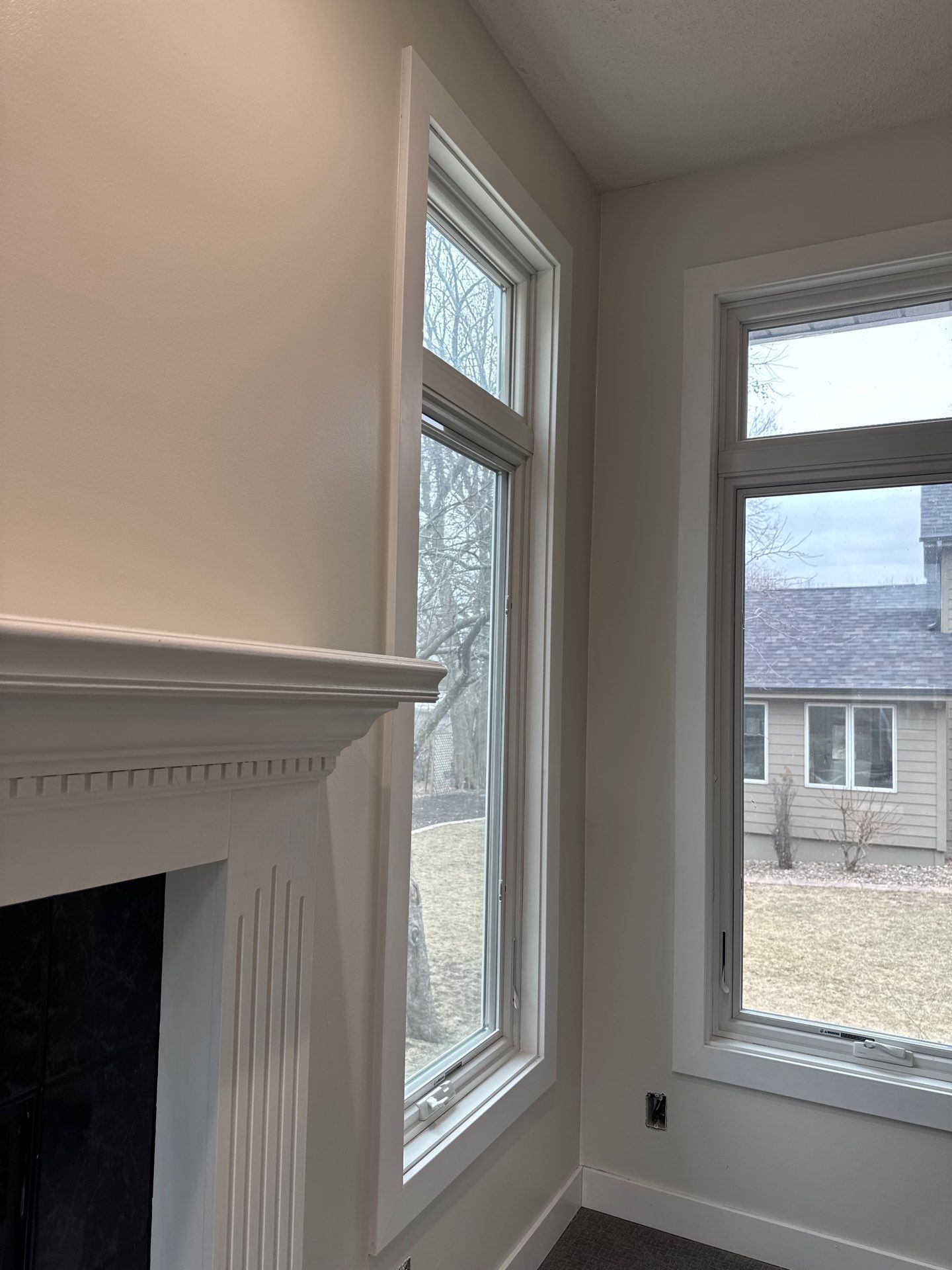 Residential Interior Wall Repaint | Foyer, Stairwell, Hallway & Living Room by Midwest Paint LLC