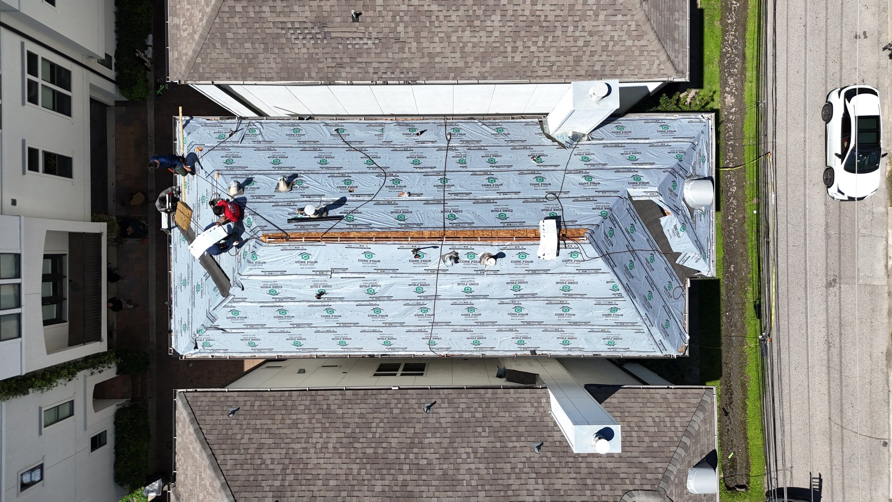 Roof Replacement using IKO Nordic in the Heights! by Core Four Roofing