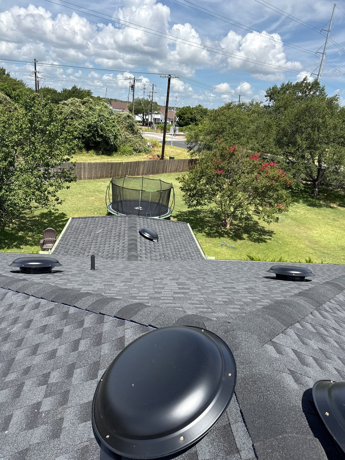 Residential Roof Replacement using GAF - HDZ - Charcoal by Action Exteriors Austin