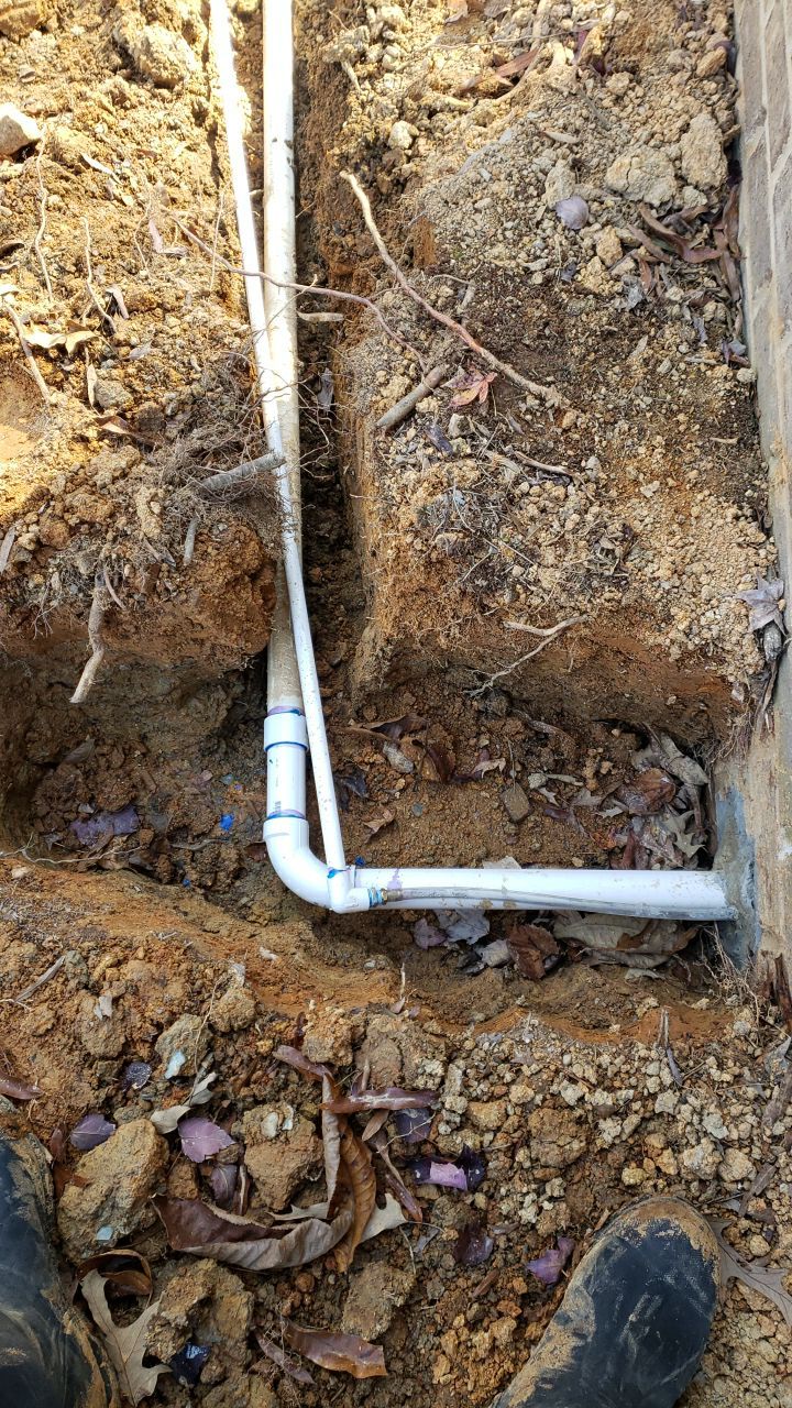 Crawl space encapsulation and exterior drainage by Power Wash Masters LLC