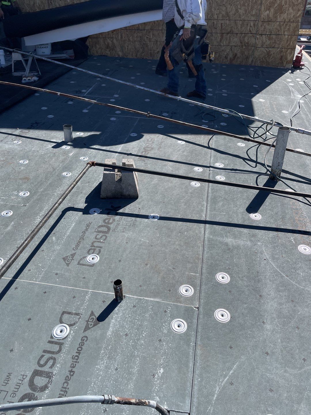  Commercial Roofing Installation using MuleHide .60 TPO - White-- Fully Adhered by A to Z Roofing