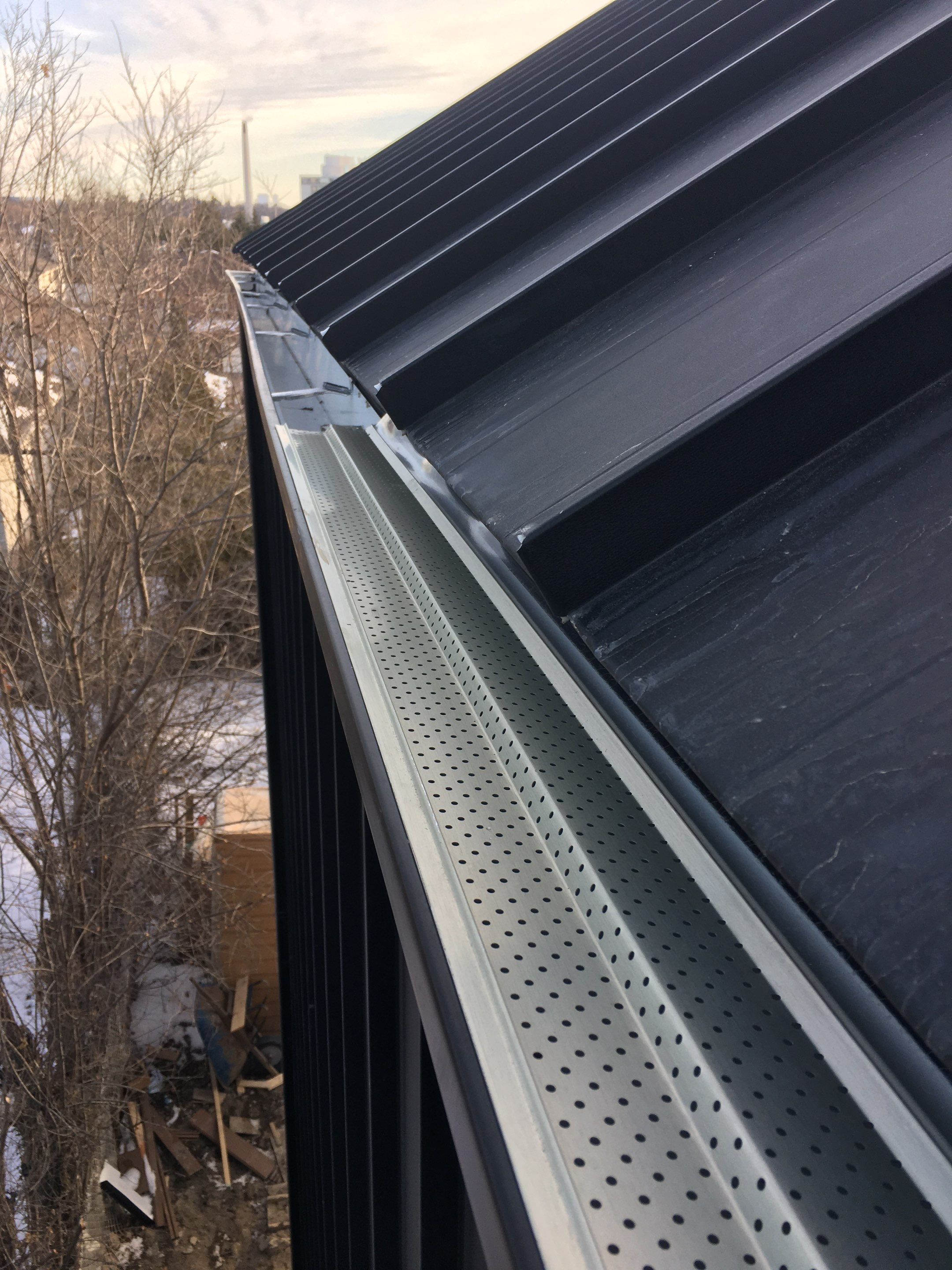 New Home Construction using 16" Standing Seam Panels by Jay Carter Roofing & Sheet Metal