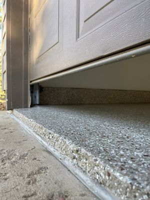 Garage using Pebble Beach