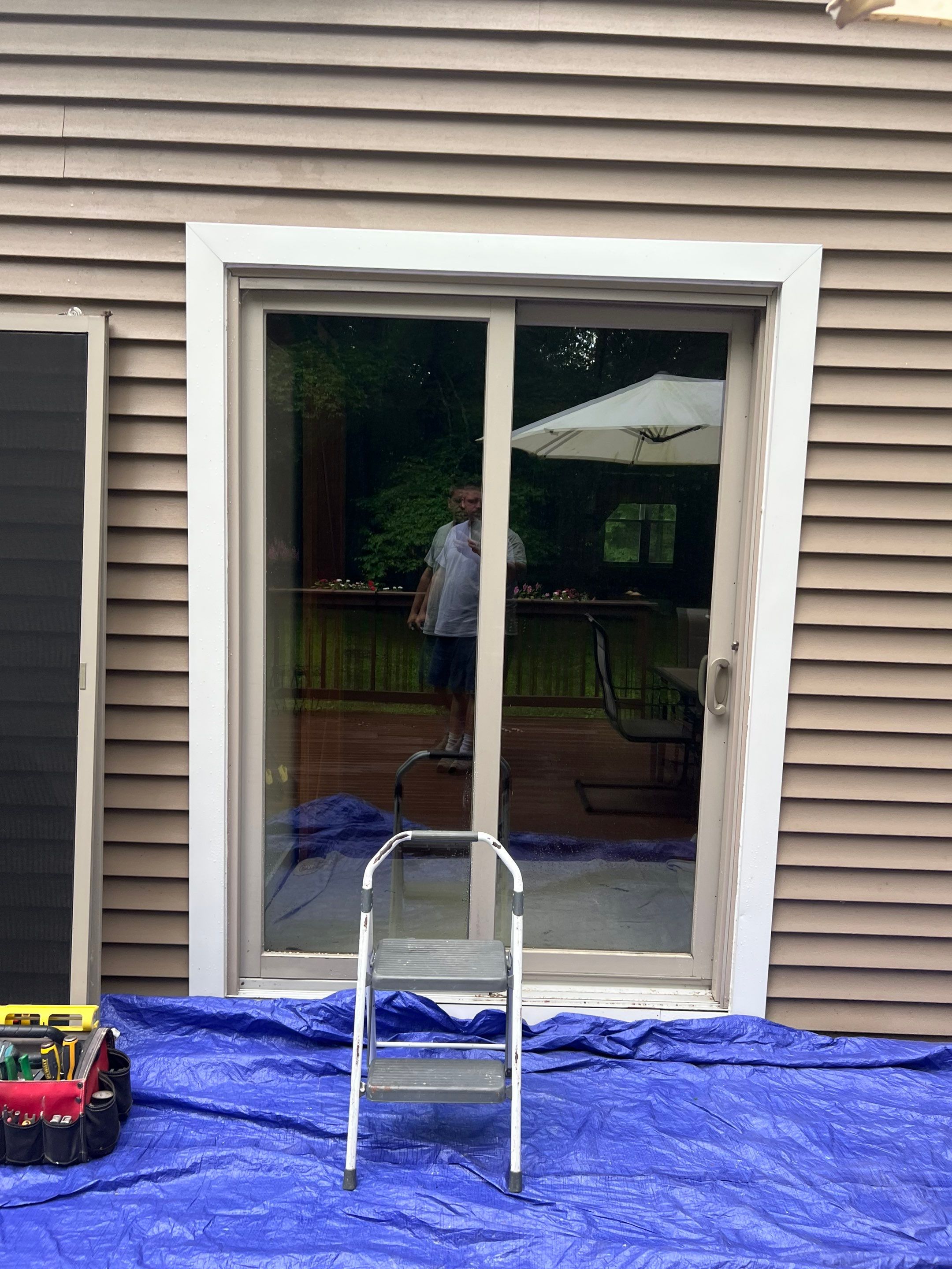 Seamless Infinity by Marvin Patio Door Installation by DiGiorgi Roofing and Siding Inc