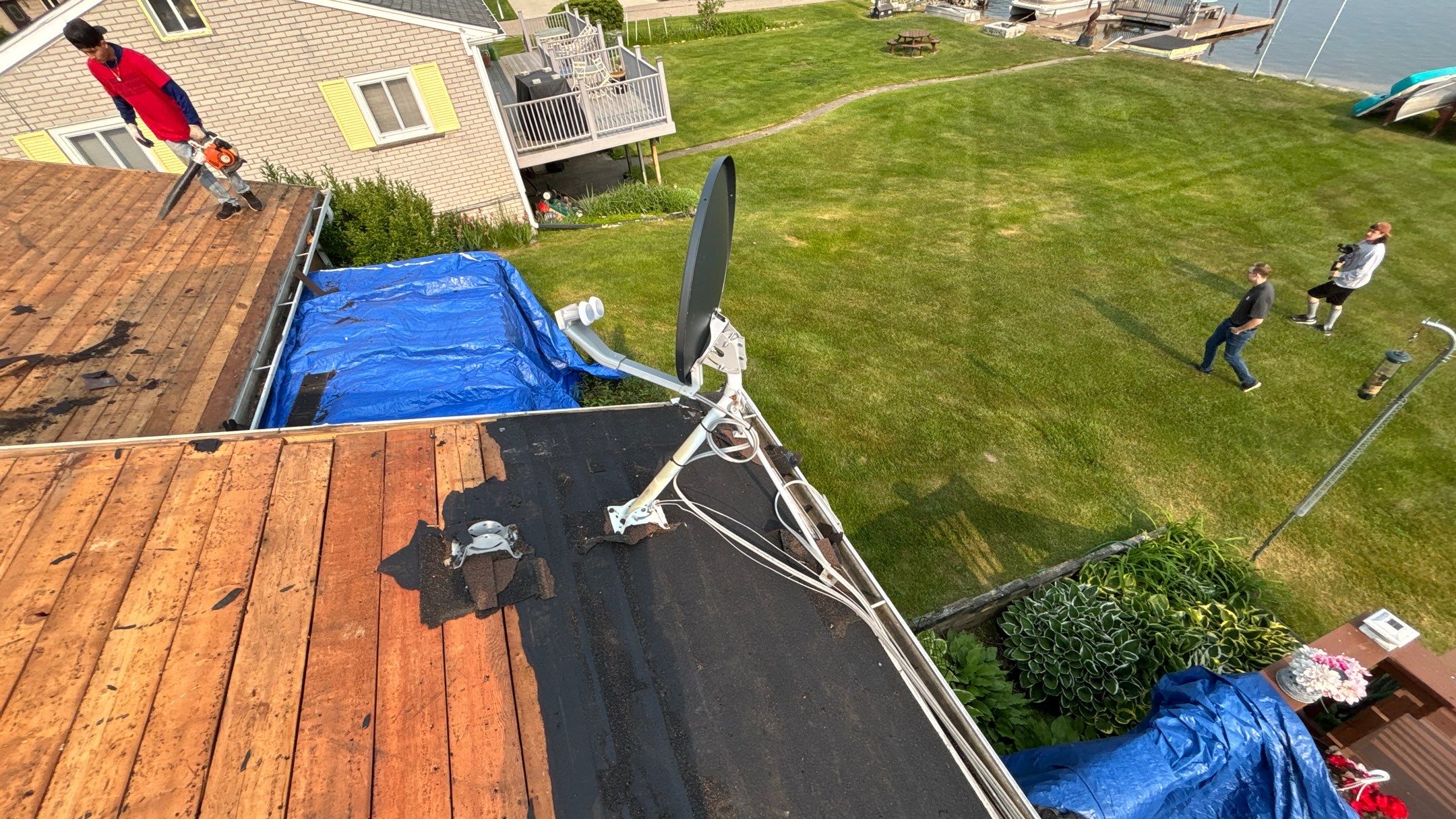 Roof Replacement using Owens Corning Desert Rose by 180 Contractors