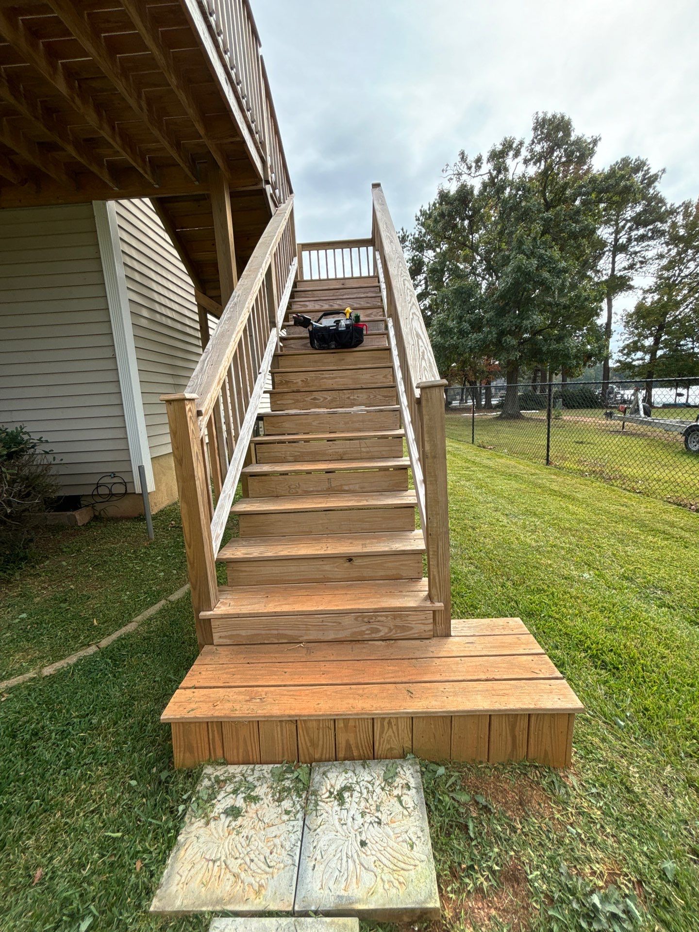 Weathered Deck using Wood Sealant by DuraSeal
